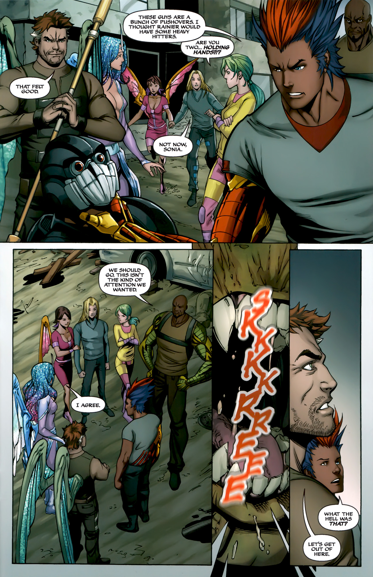 Read online Michael Turner's Soulfire (2009) comic -  Issue #6 - 21