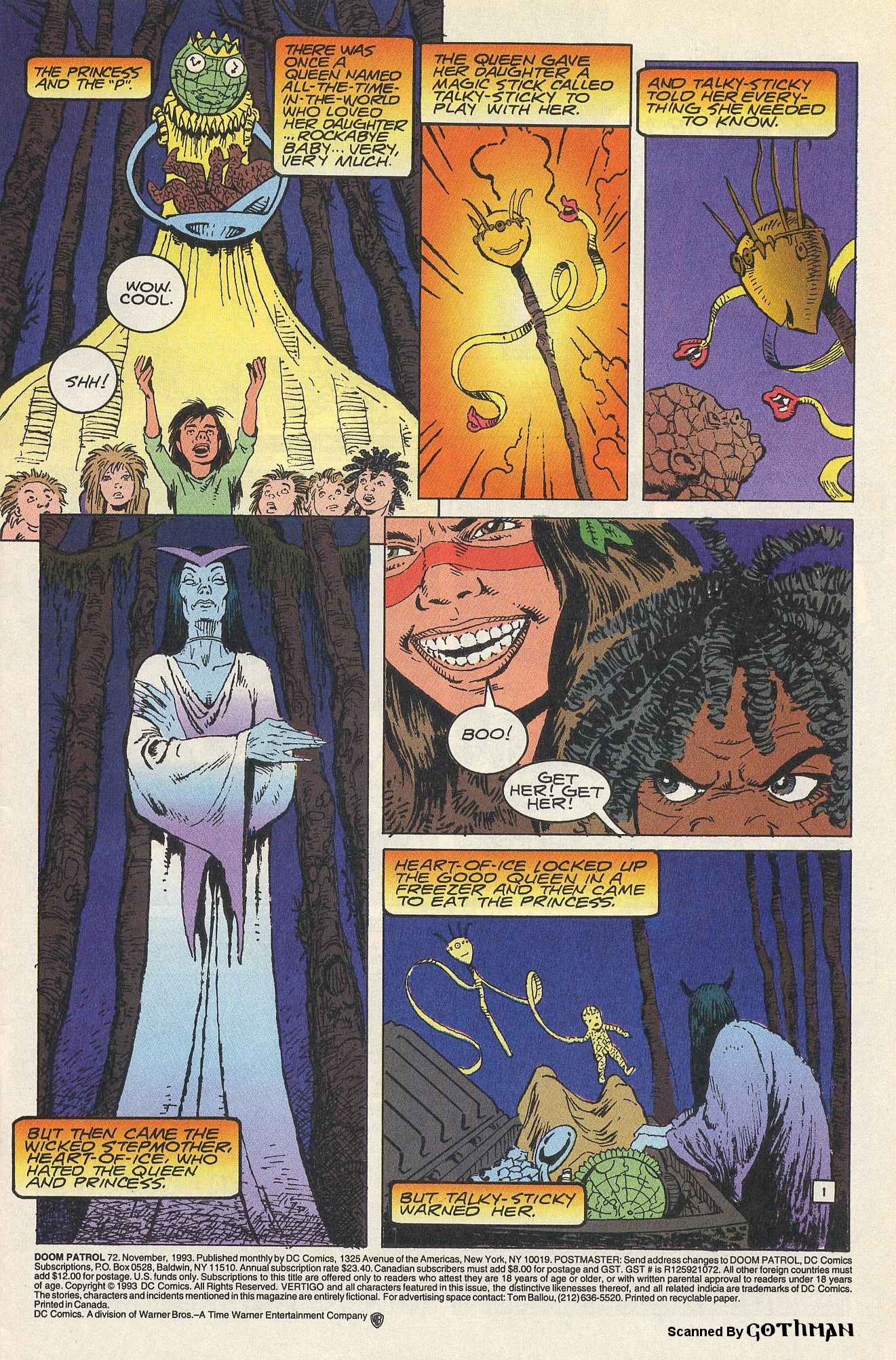 Read online Doom Patrol (1987) comic -  Issue #72 - 2