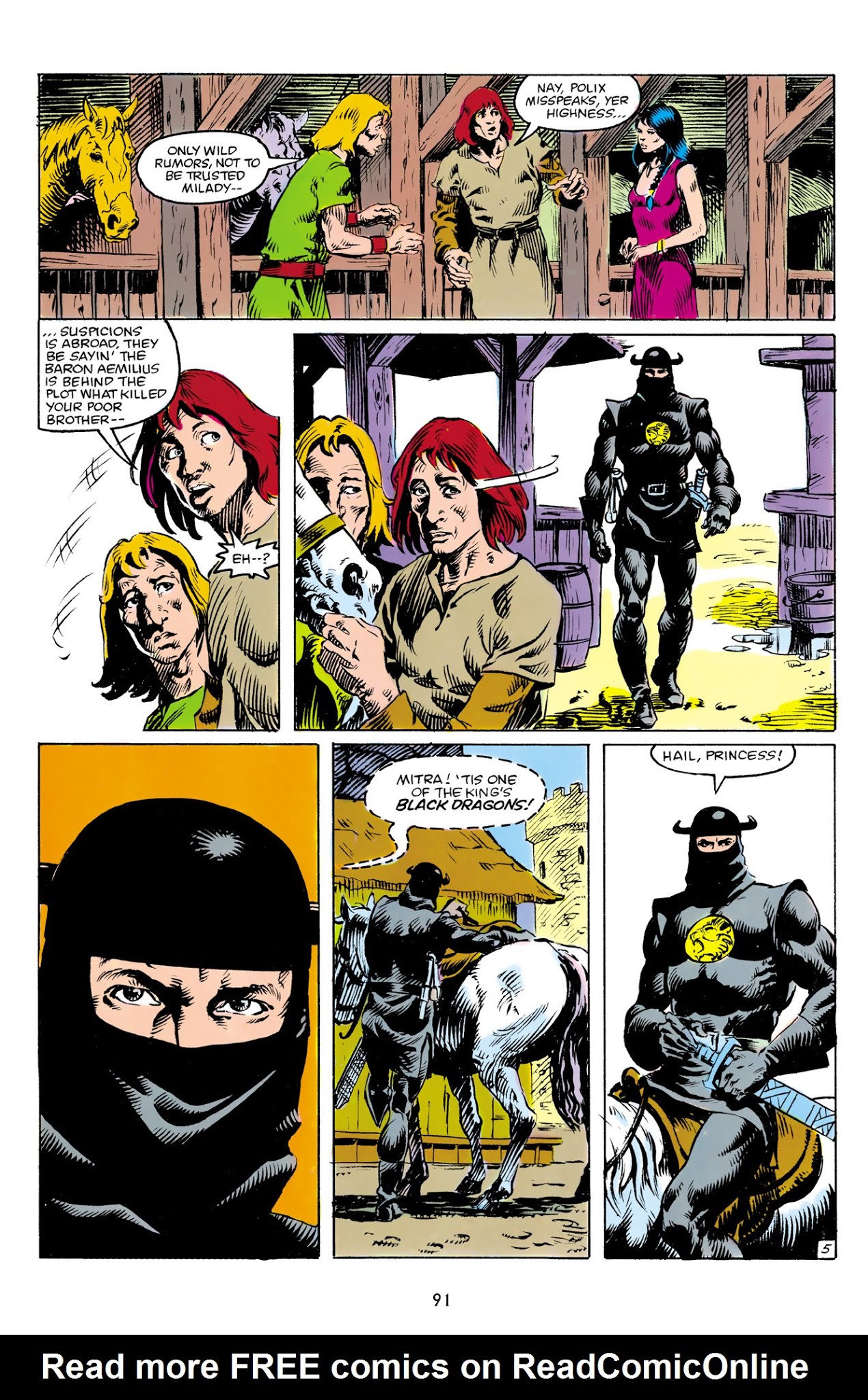Read online The Chronicles of King Conan comic -  Issue # TPB 5 (Part 1) - 92