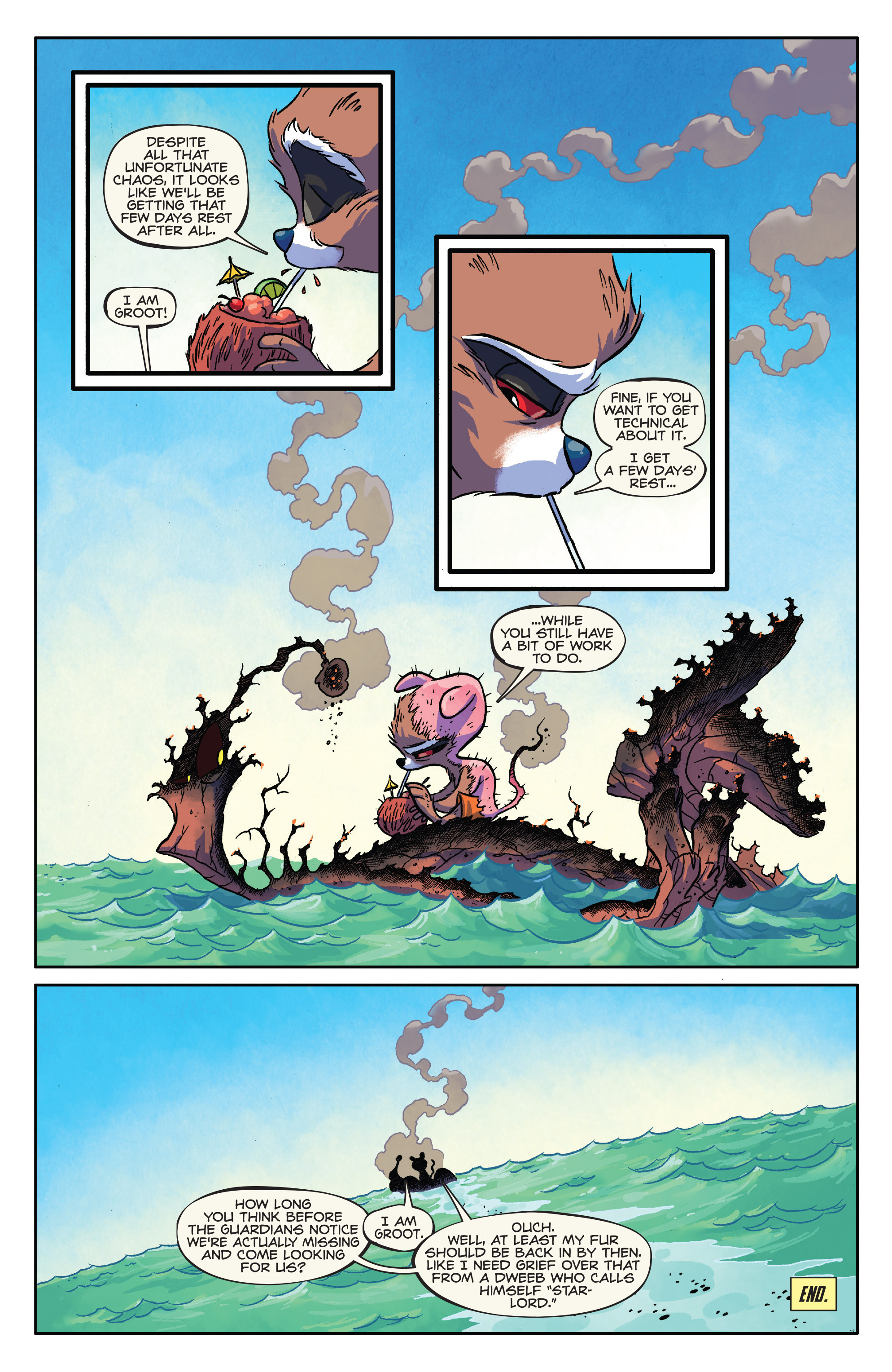 Read online Rocket Raccoon & Groot comic -  Issue #5 - 21