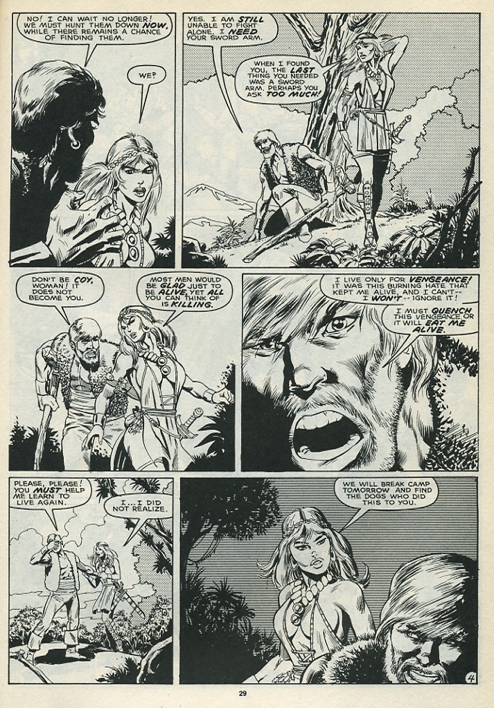 Read online The Savage Sword Of Conan comic -  Issue #172 - 31