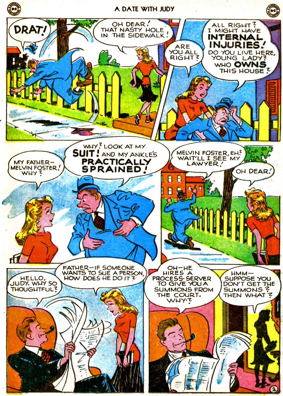 Read online A Date with Judy comic -  Issue #1 - 16