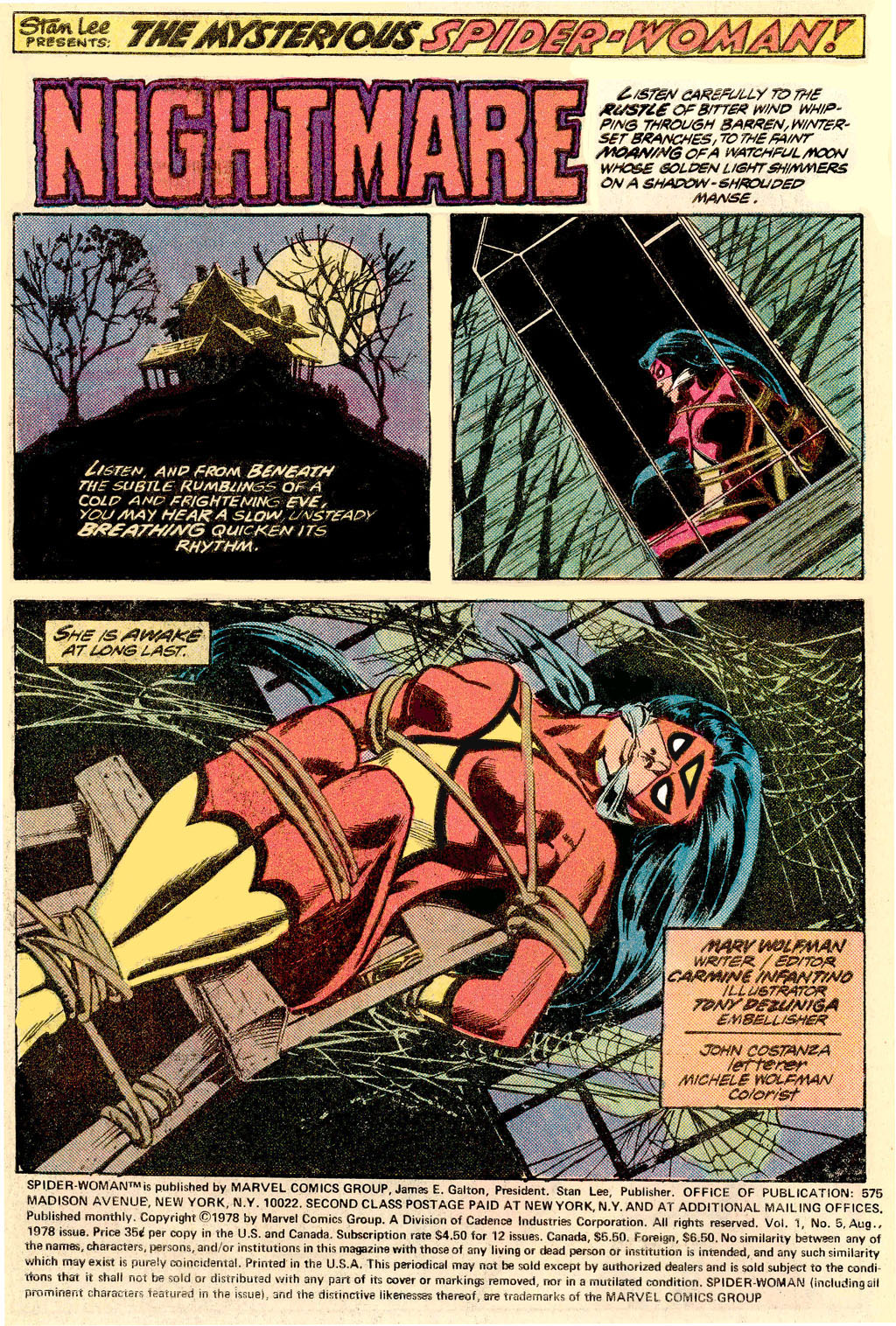 Read online Spider-Woman (1978) comic -  Issue #5 - 2