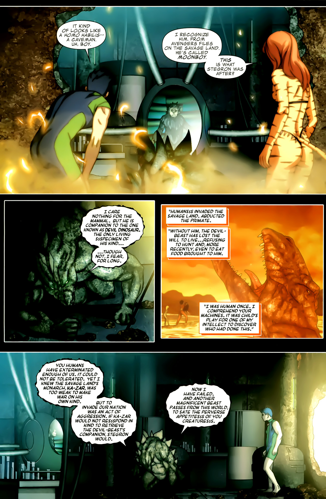 Read online Avengers: The Initiative Featuring Reptil comic -  Issue # Full - 32