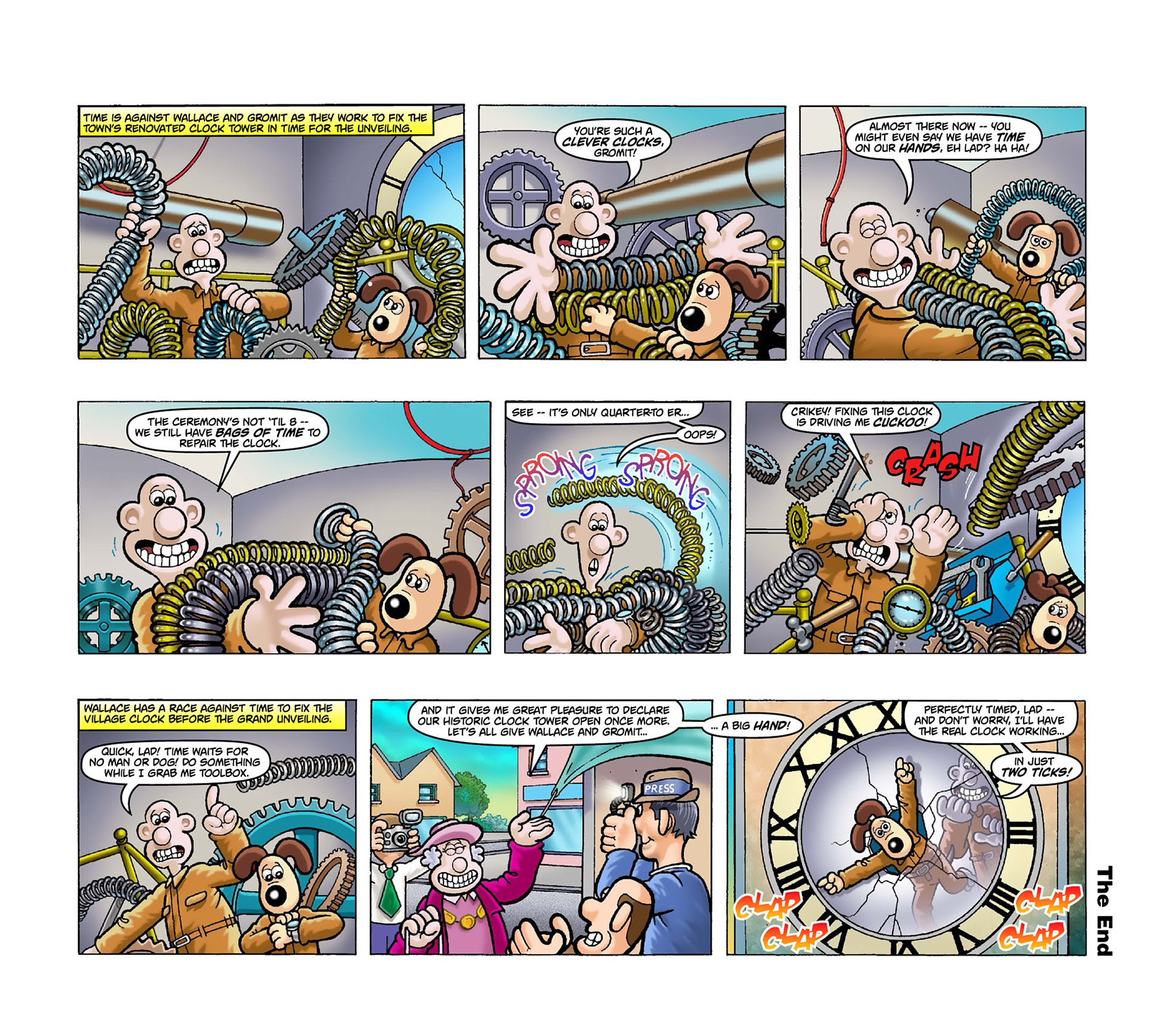 Read online Wallace & Gromit Dailies comic -  Issue #2 - 9