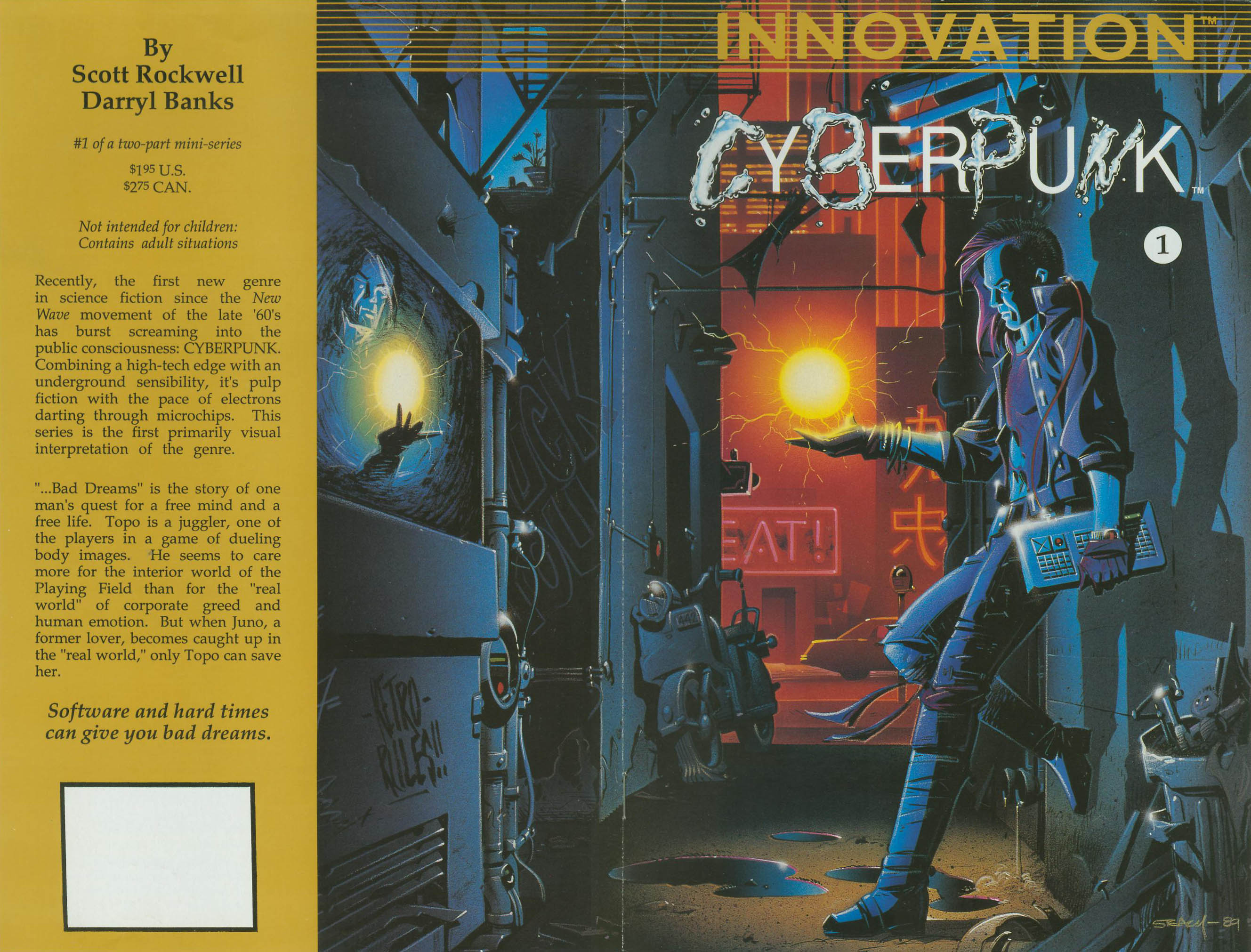 Read online Cyberpunk (1989) comic -  Issue #1 - 1