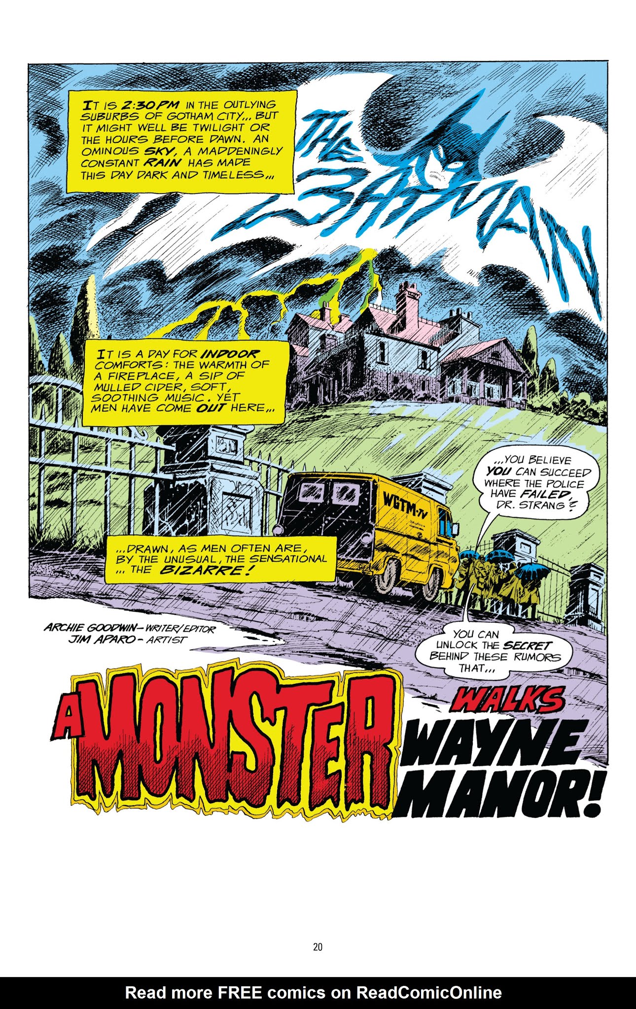 Read online Tales of the Batman: Archie Goodwin comic -  Issue # TPB (Part 1) - 21