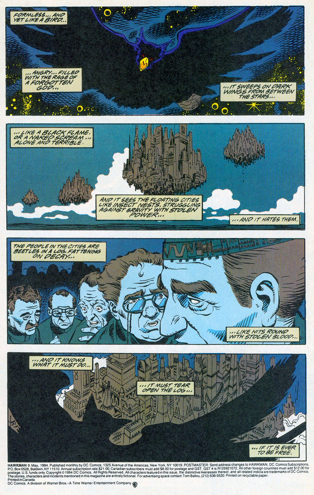Hawkman (1993) Issue #9 #12 - English 3
