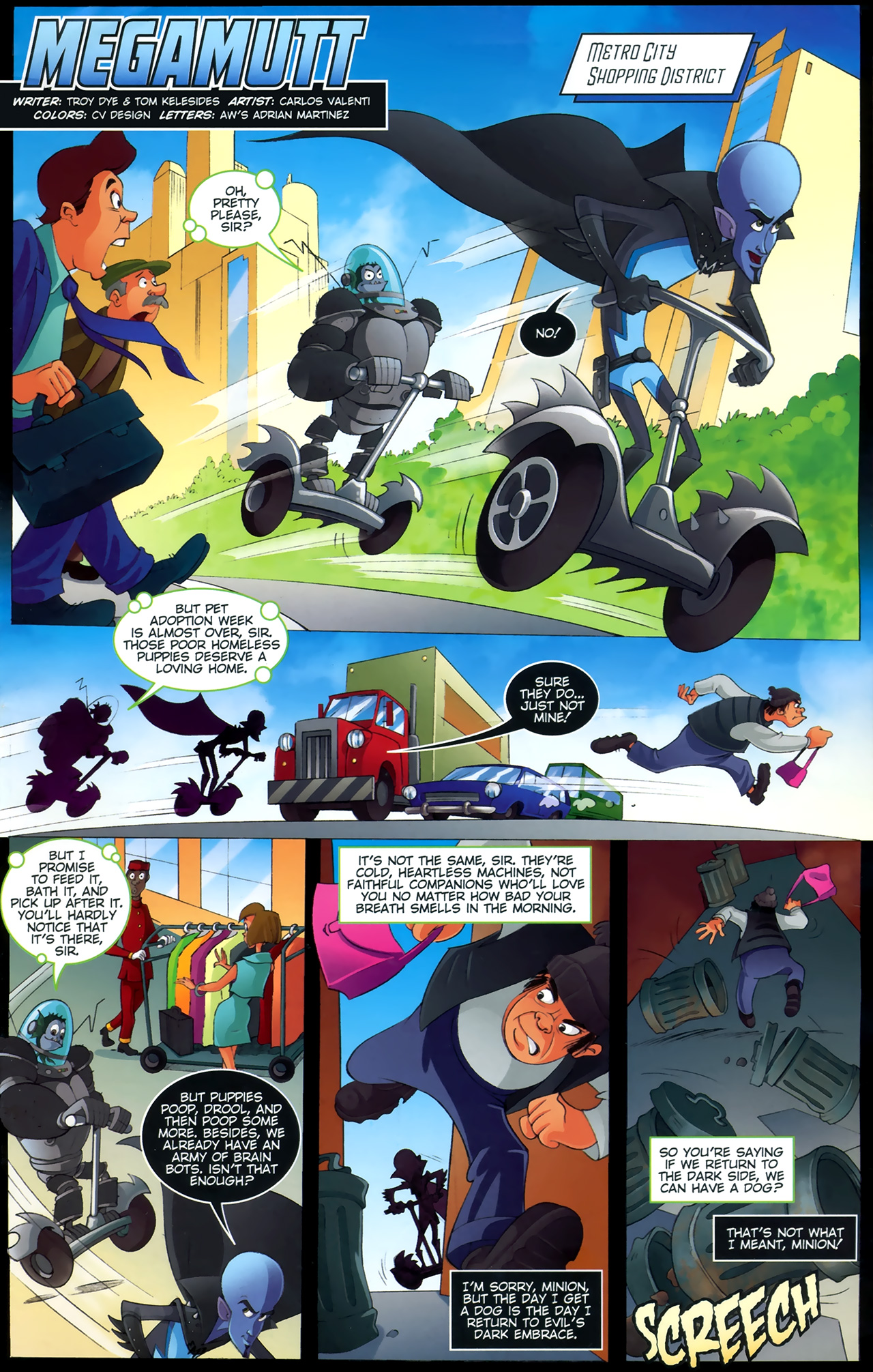 Read online Megamind: Bad. Blue. Brilliant. comic -  Issue #3 - 3