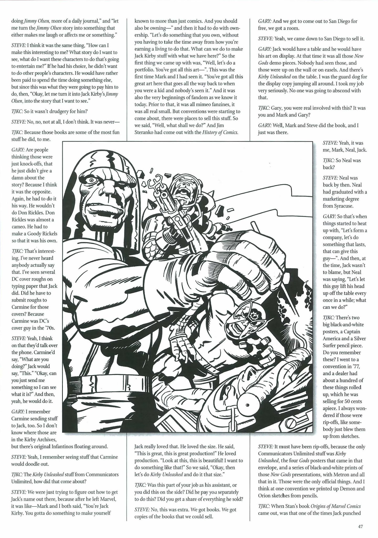 Read online The Jack Kirby Collector comic -  Issue #43 - 49