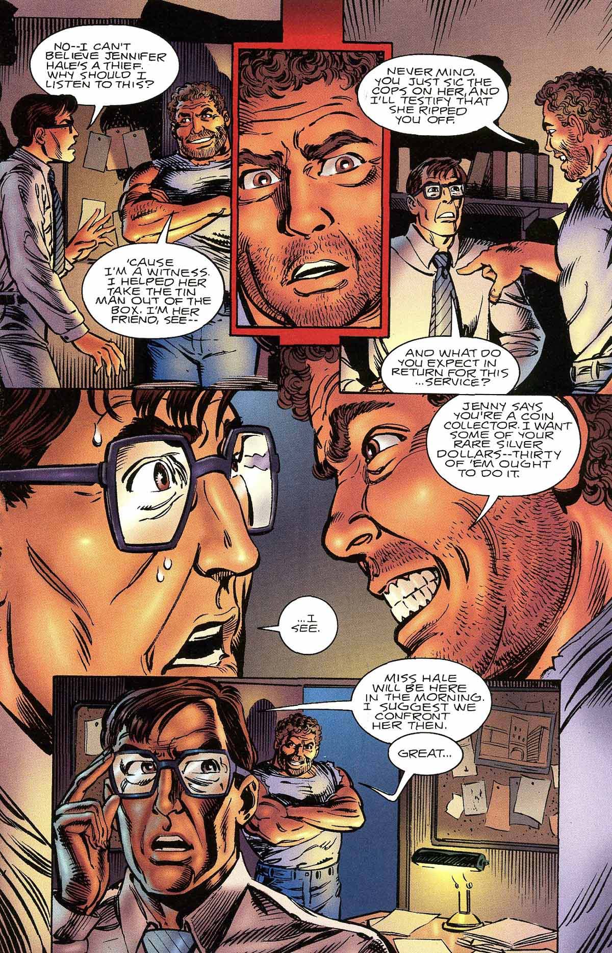 Read online Neil Gaiman's Mr. Hero - The Newmatic Man (1995) comic -  Issue #7 - 9