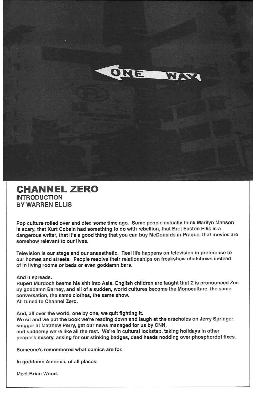 Read online Channel Zero comic -  Issue # TPB - 7