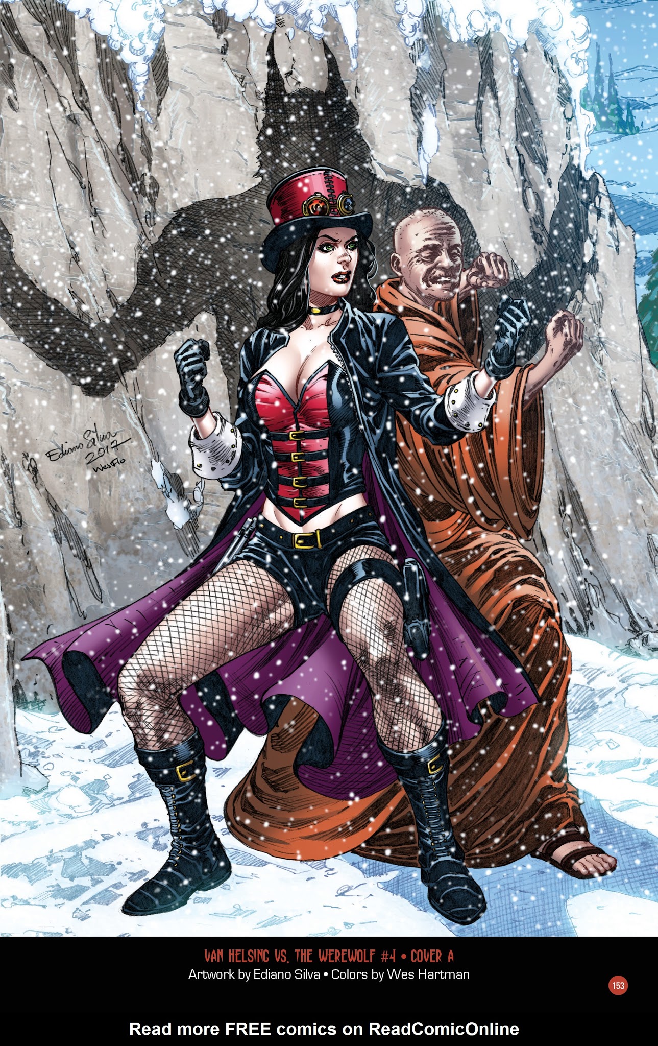 Read online Van Helsing vs. Werewolf comic -  Issue # _TPB 1 - 153