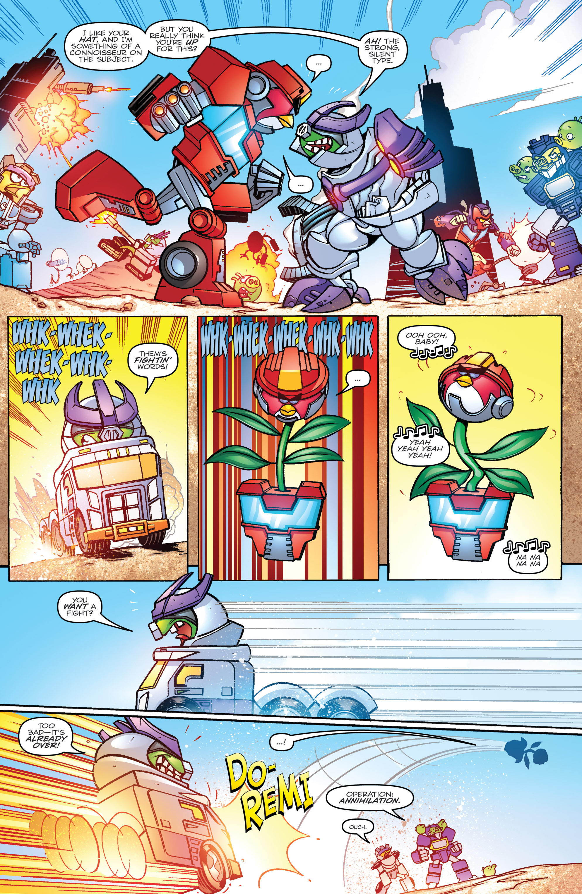 Read online Angry Birds Transformers comic -  Issue #3 - 11