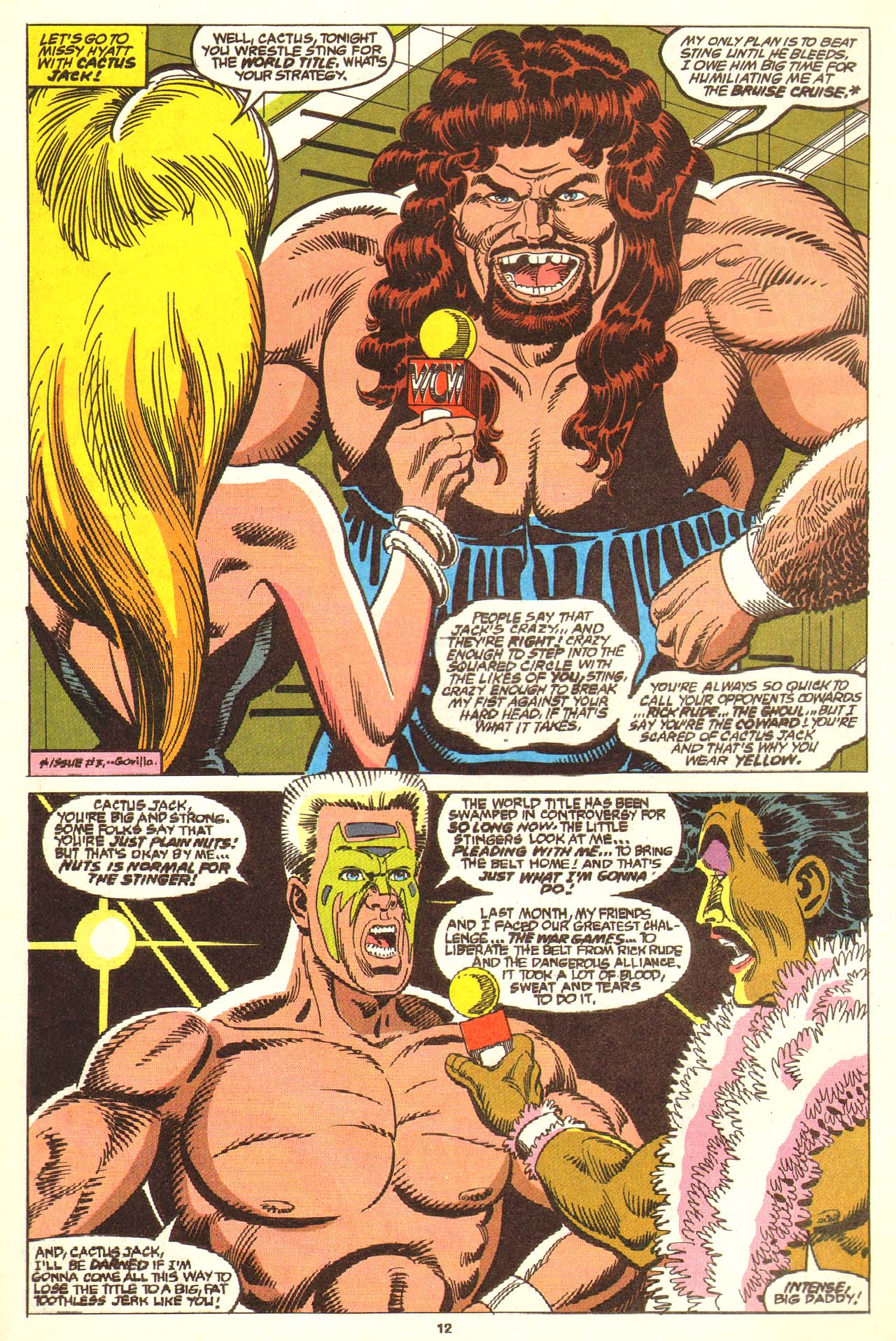Read online WCW World Championship Wrestling comic -  Issue #6 - 14