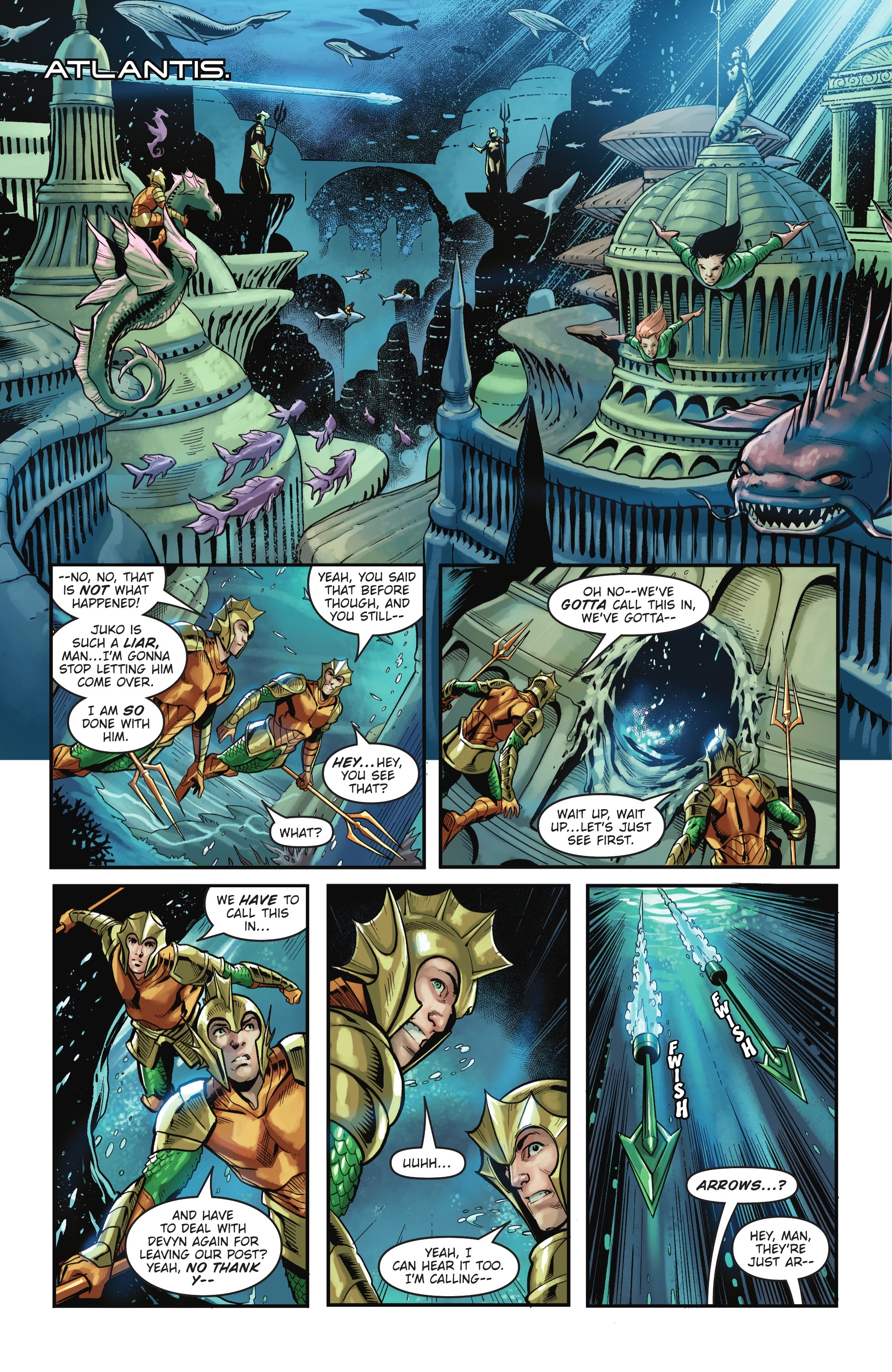 Read online Aquaman/Green Arrow - Deep Target comic -  Issue #1 - 10