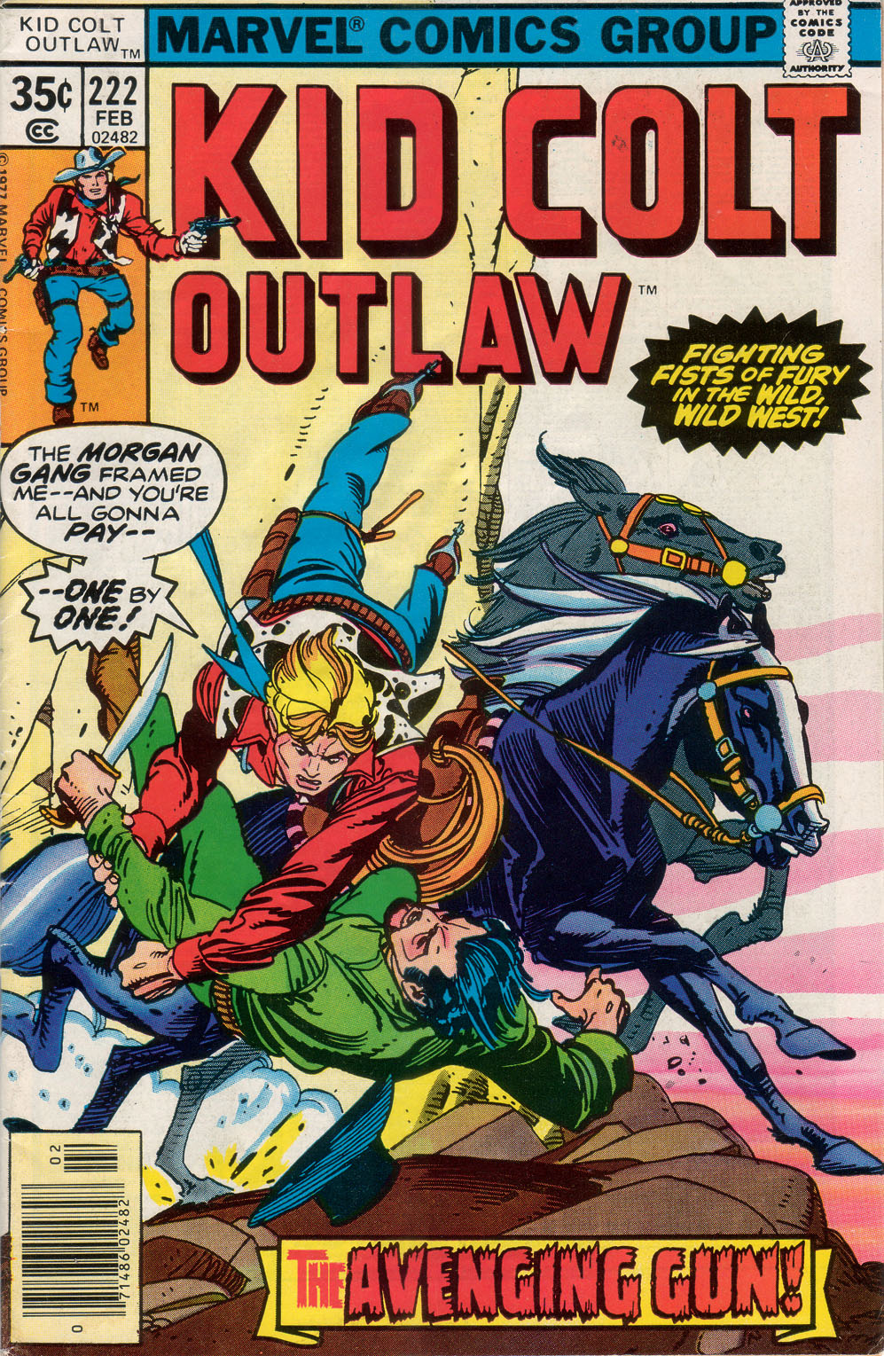 Read online Kid Colt Outlaw comic -  Issue #222 - 1