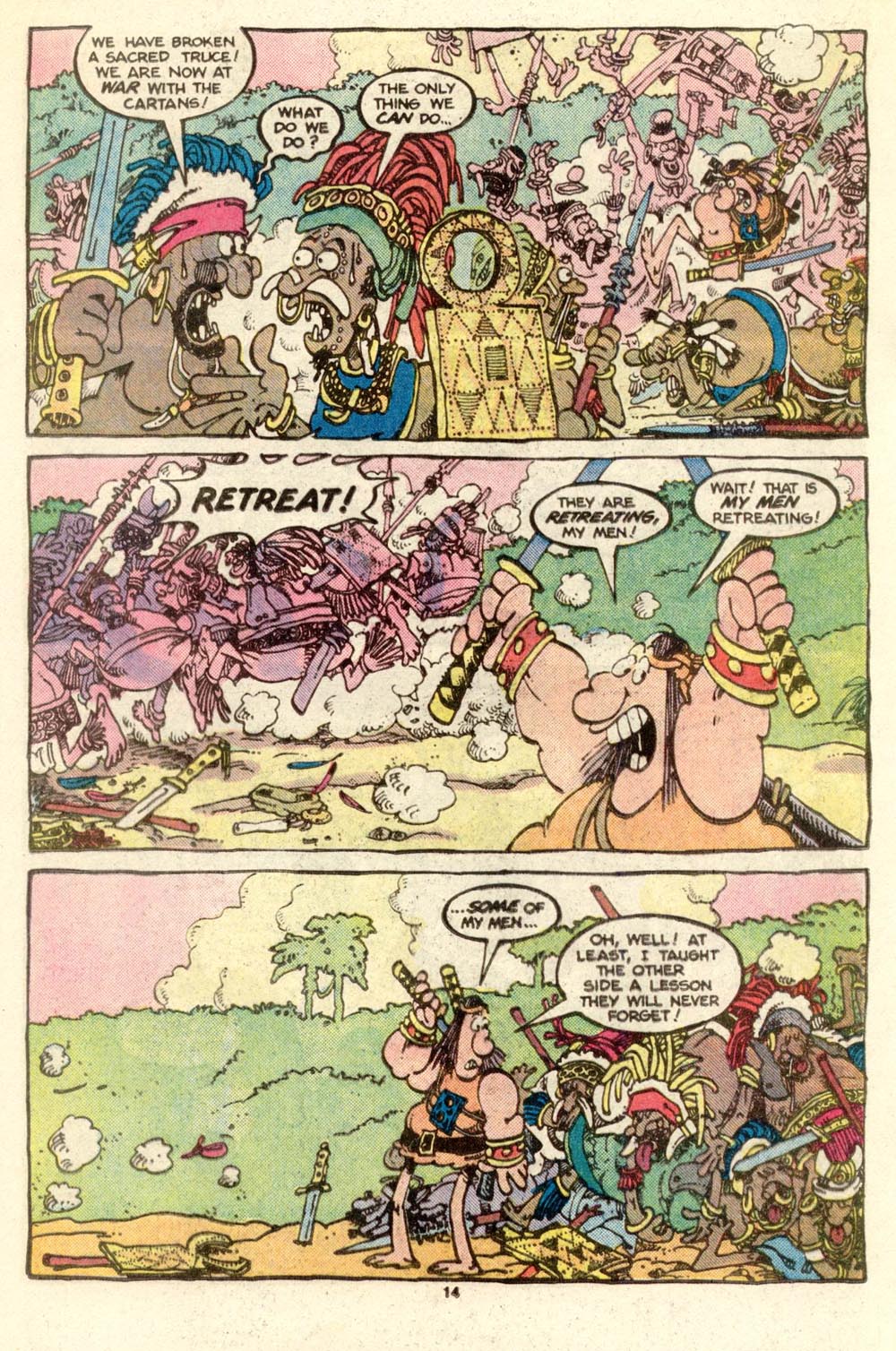 Read online Sergio Aragonés Groo the Wanderer comic -  Issue #17 - 14