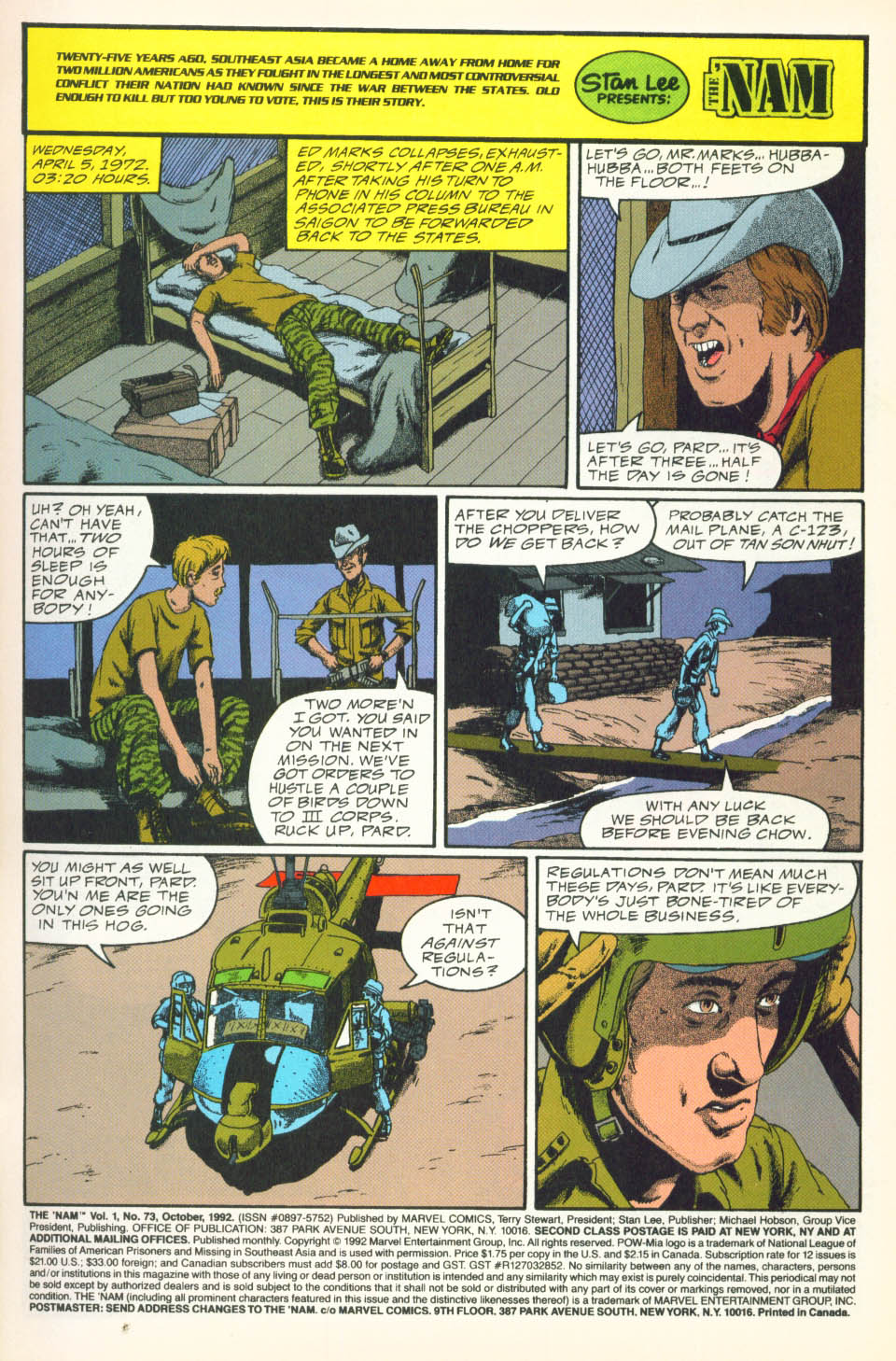 Read online The 'Nam comic -  Issue #73 - 2
