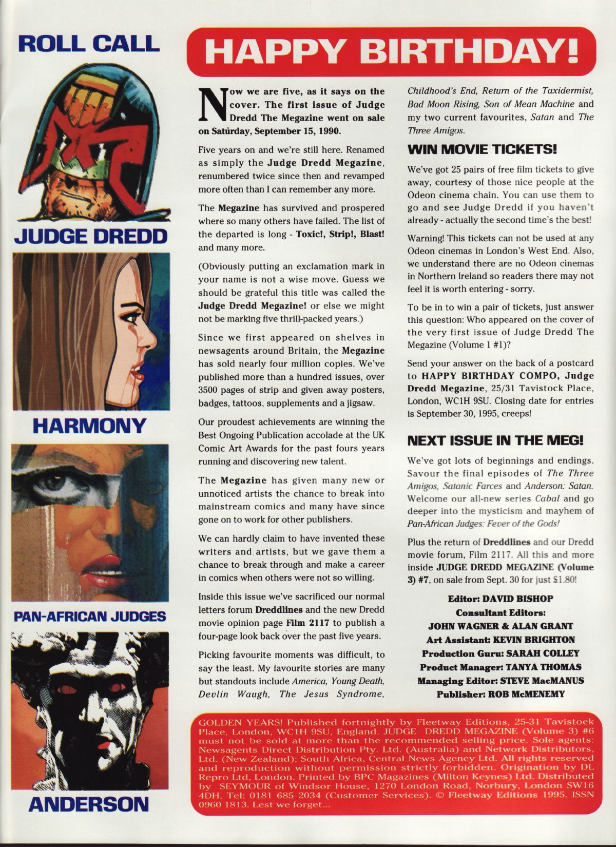 Read online Judge Dredd Megazine (vol. 3) comic -  Issue #6 - 2