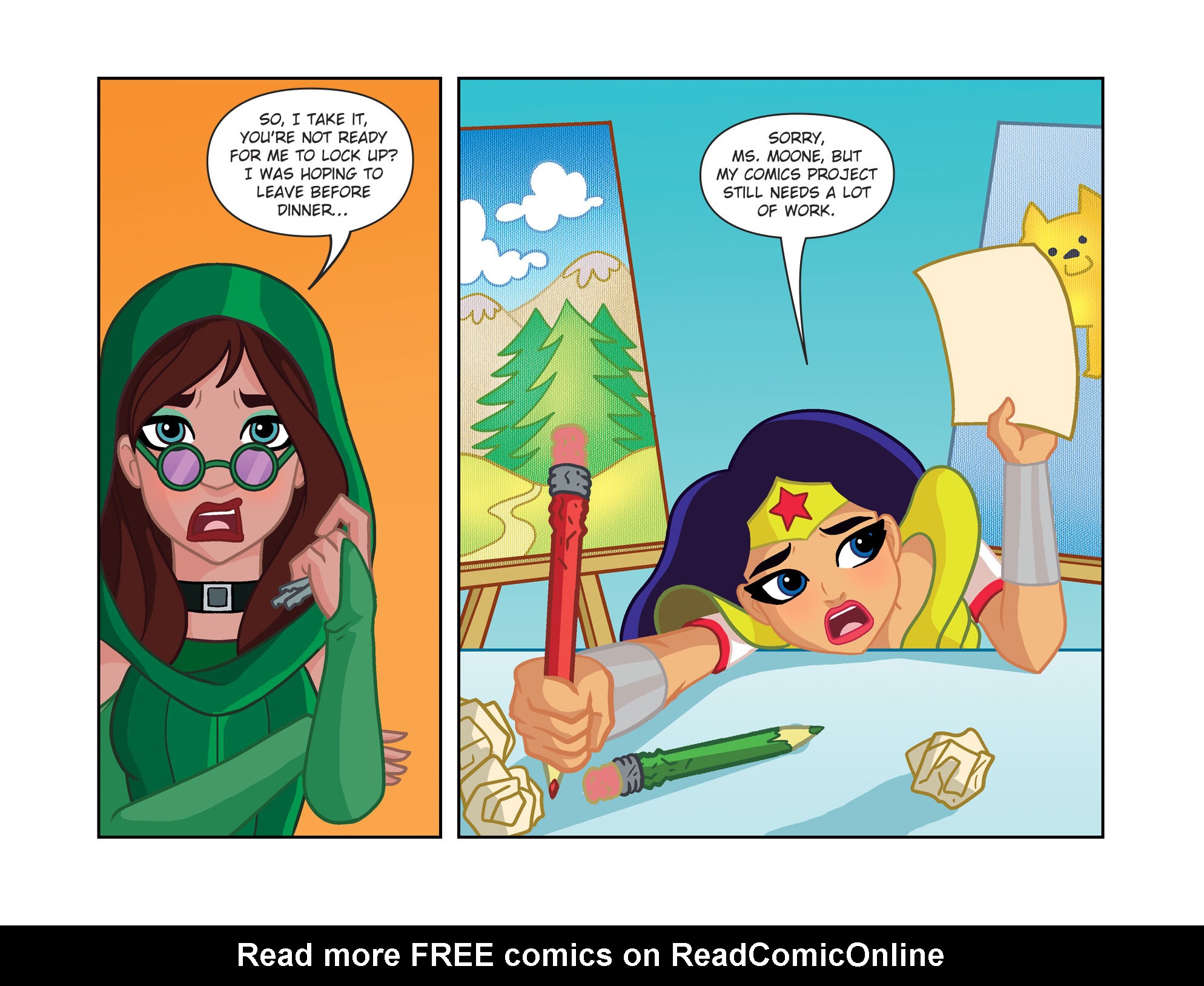 Read online DC Super Hero Girls: Out of the Bottle comic -  Issue #1 - 16