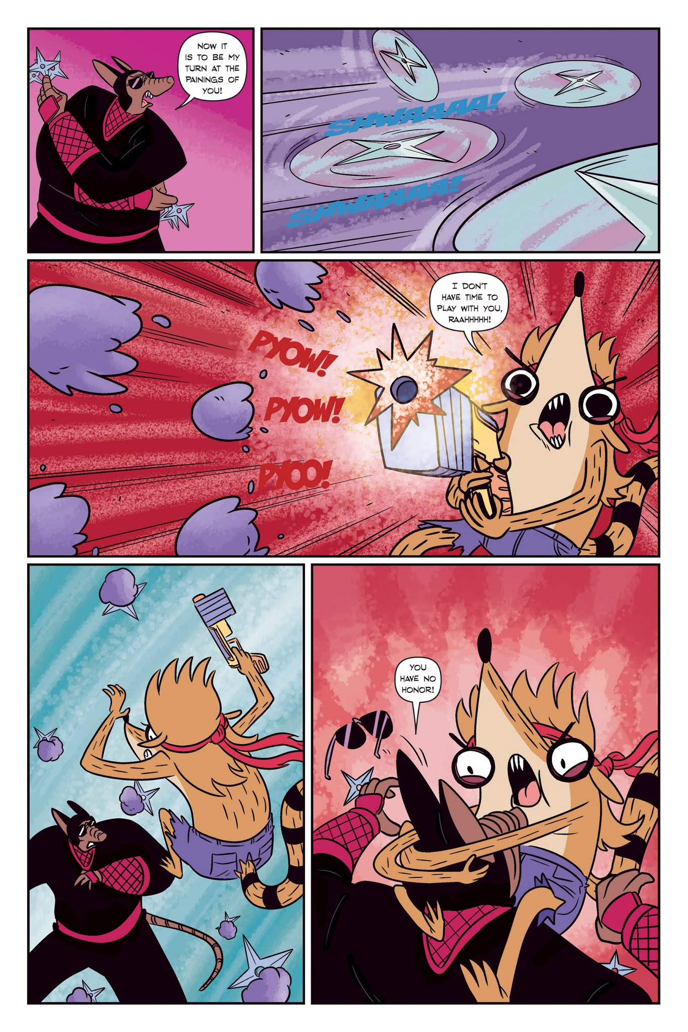 Read online Regular Show: Noir Means Noir, Buddy comic -  Issue # TPB (Part 1) - 99