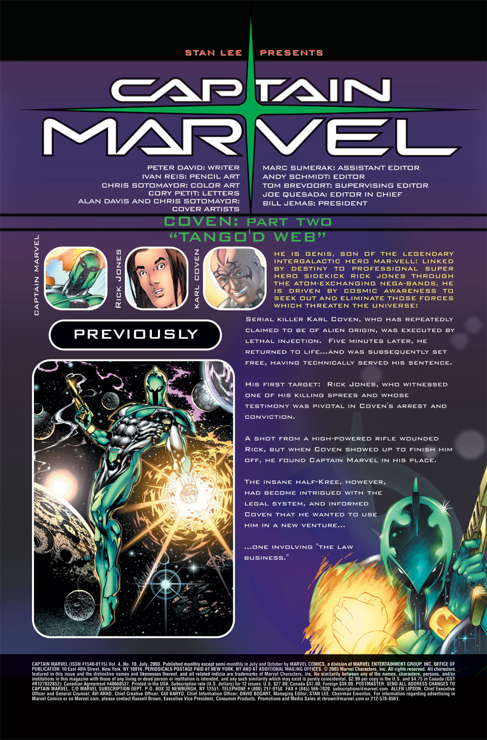 Captain Marvel (2002) Issue #10 #10 - English 2