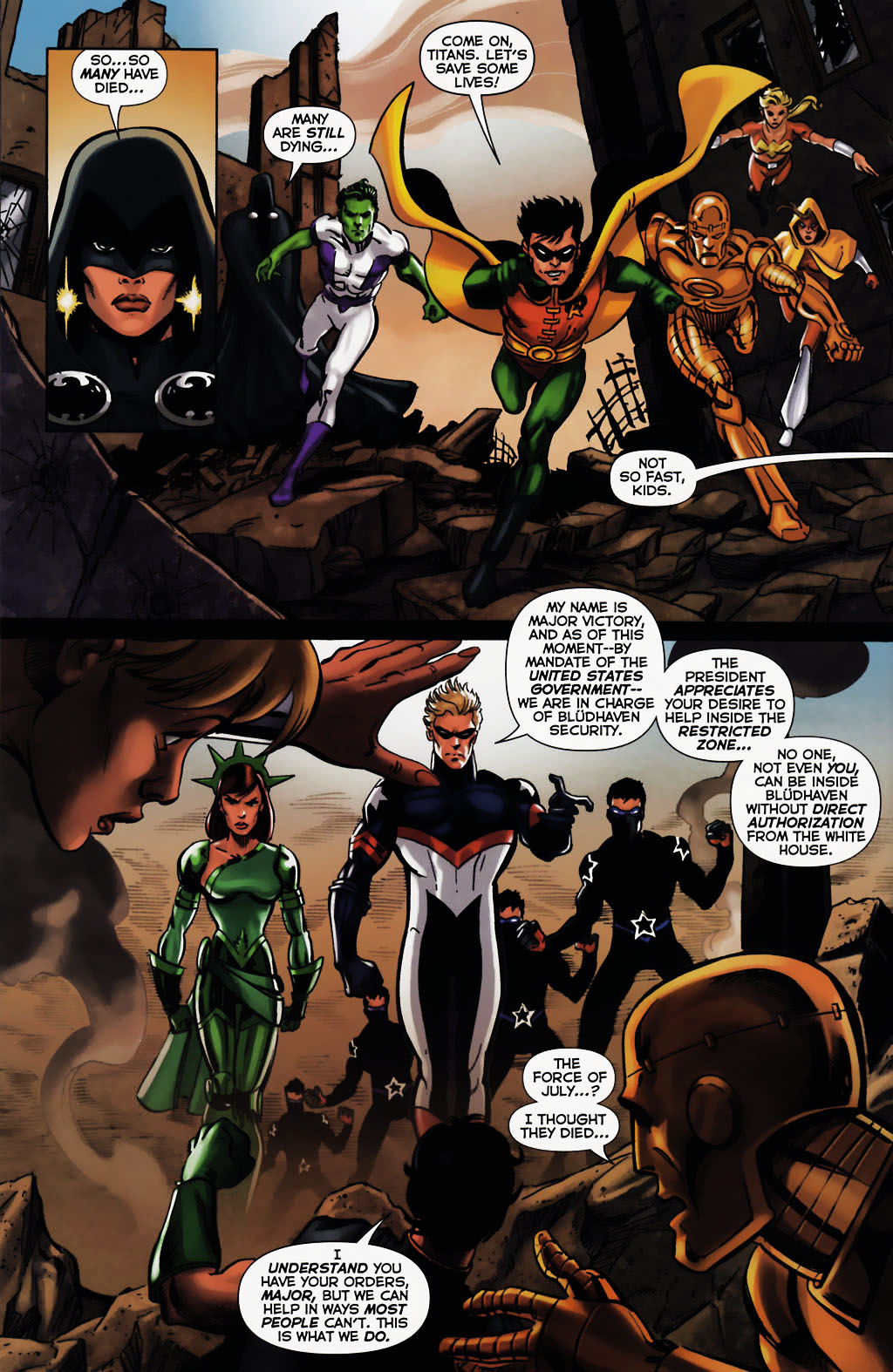 Read online Crisis Aftermath: The Battle for Bludhaven comic -  Issue #1 - 6