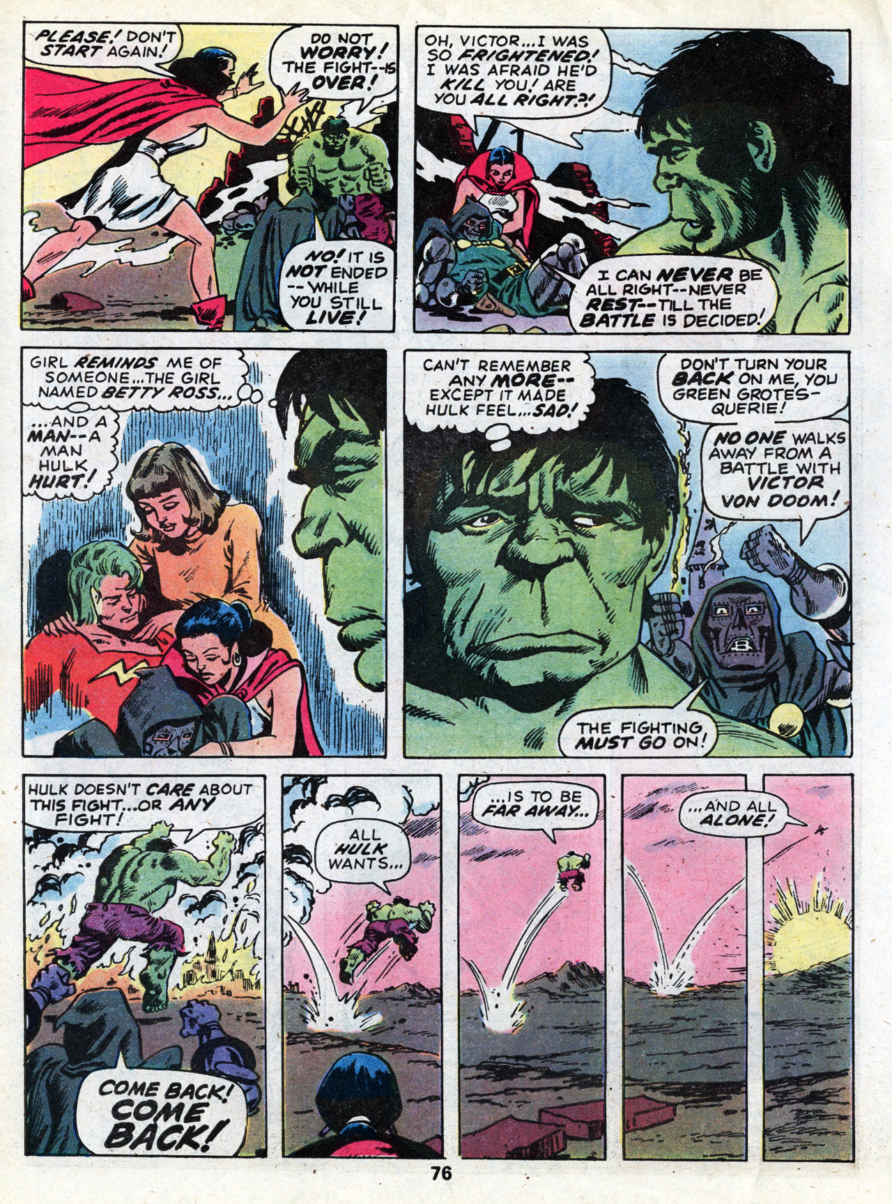 Read online Marvel Treasury Edition comic -  Issue #20 - 78