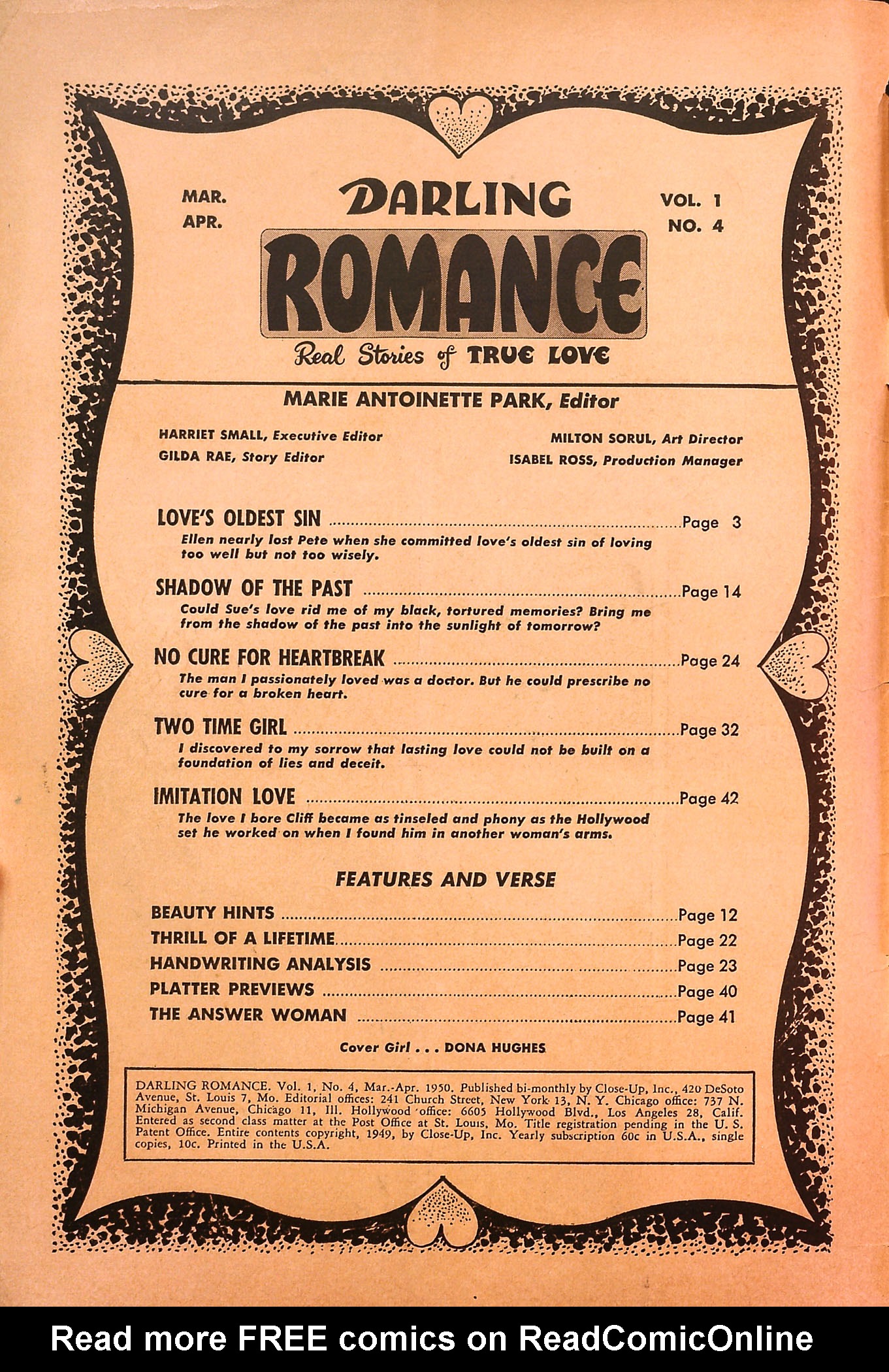 Read online Darling Romance comic -  Issue #4 - 2