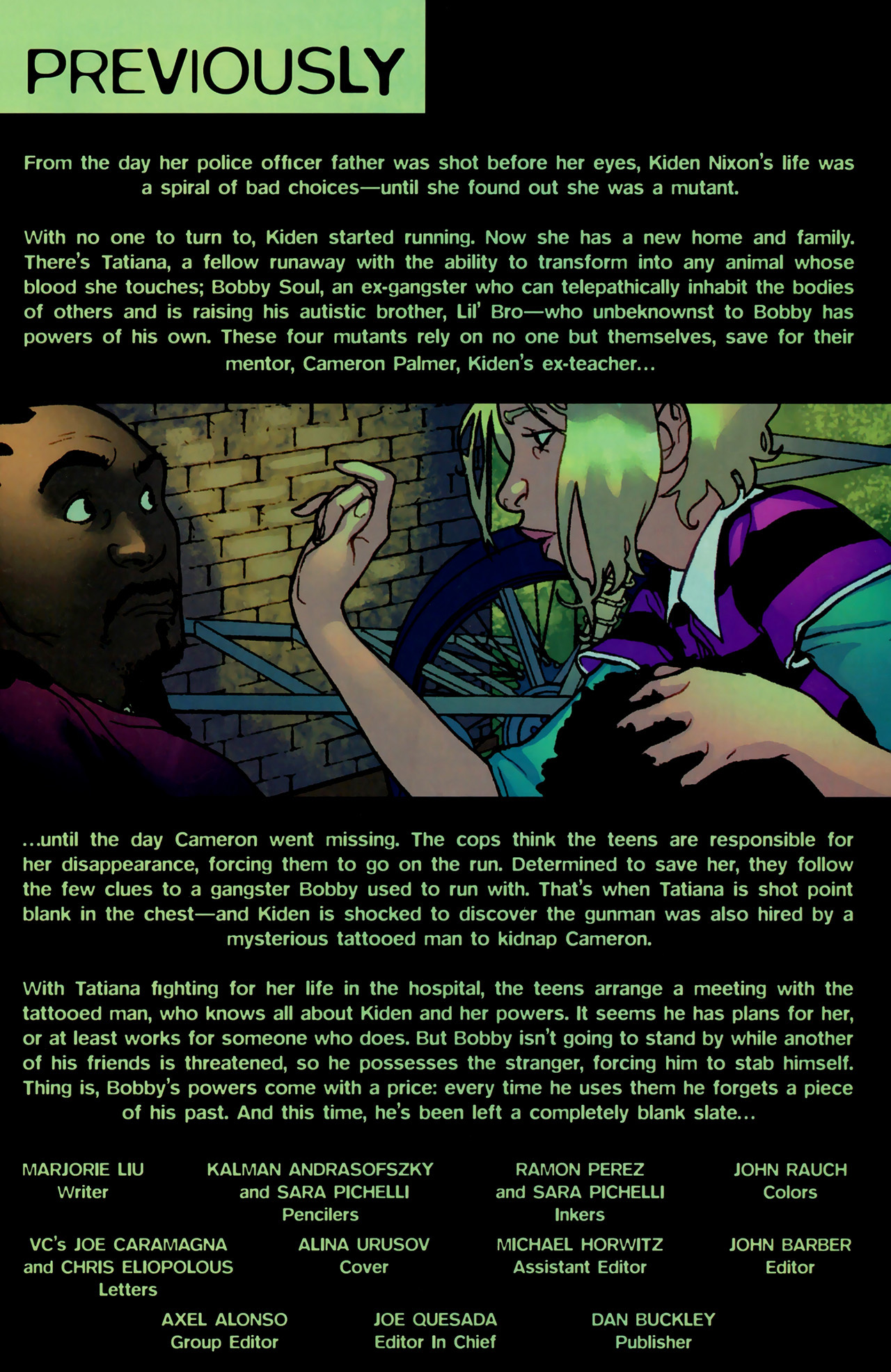 Read online NYX: No Way Home comic -  Issue #4 - 2