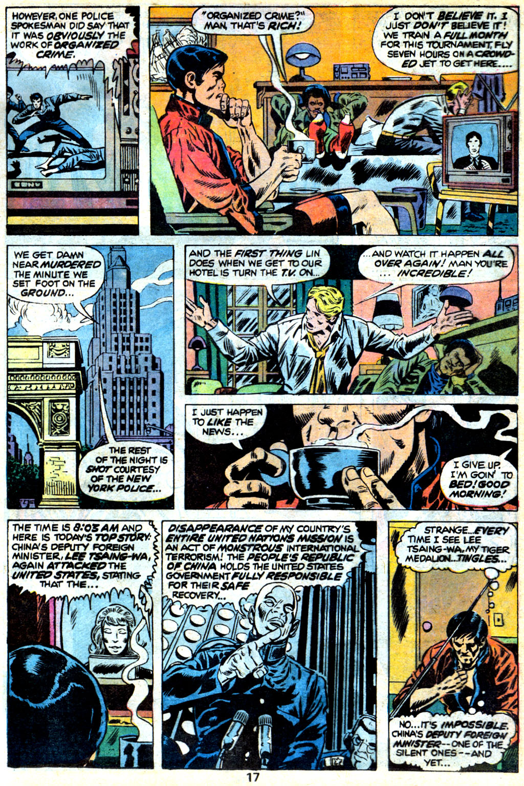 Read online Savage Fists Of Kung Fu comic -  Issue # TPB - 17