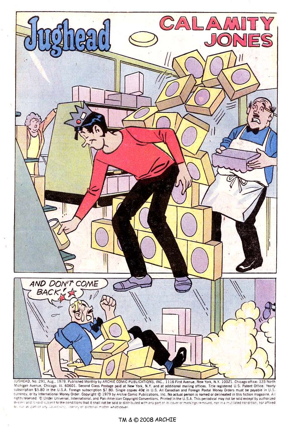 Read online Jughead (1965) comic -  Issue #291 - 3