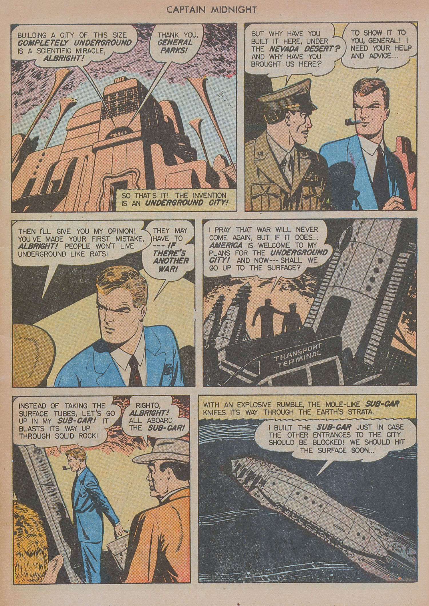 Read online Captain Midnight (1942) comic -  Issue #50 - 5