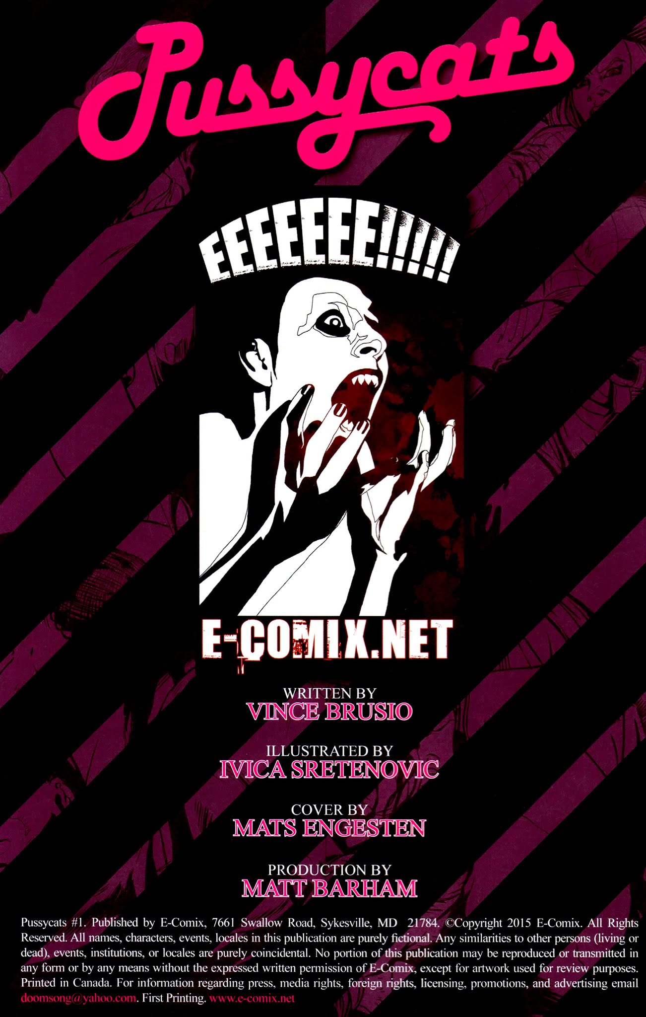 Read online Pussycats comic -  Issue #1 - 2