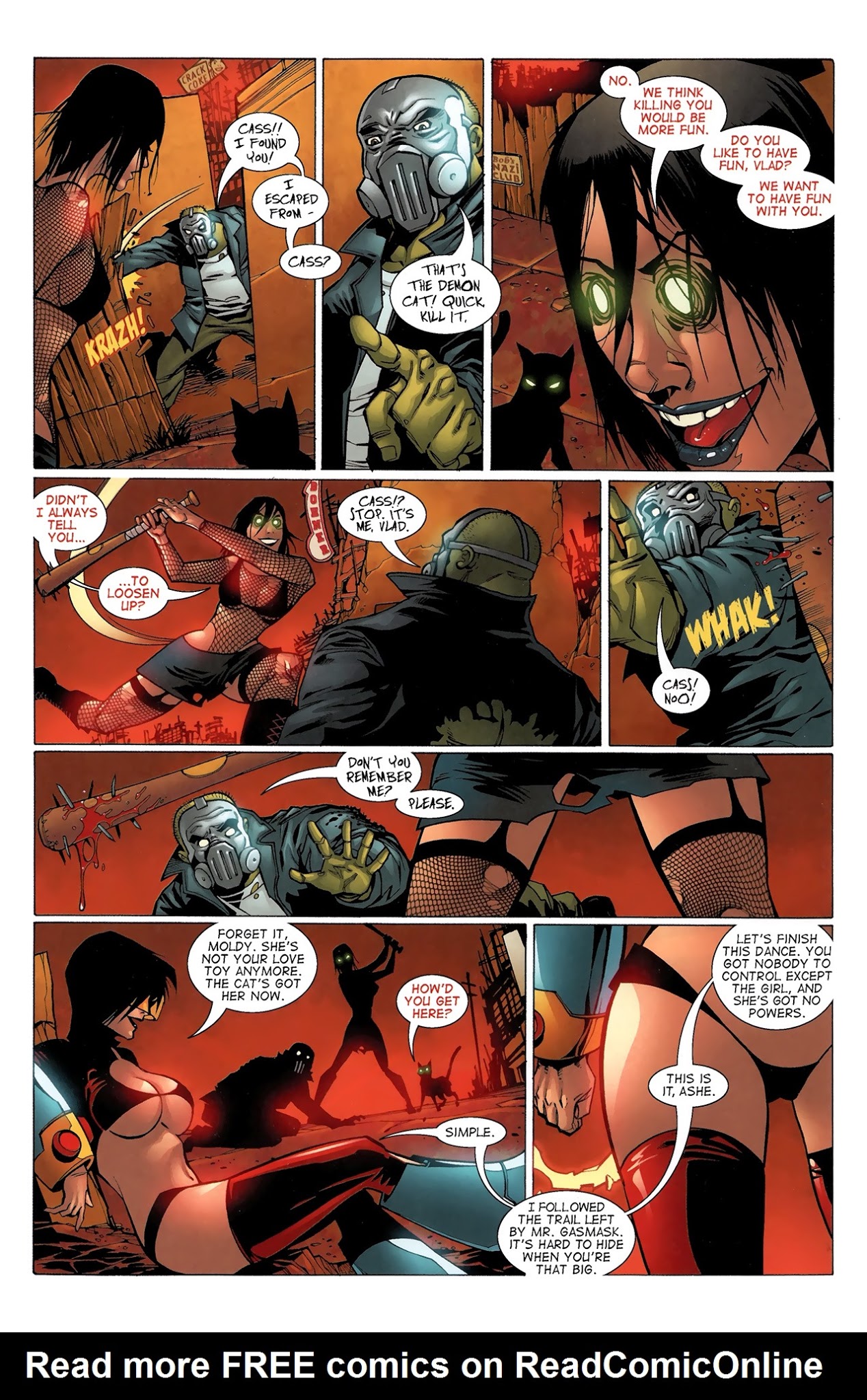 Read online Bomb Queen vs. Hack/Slash comic -  Issue # Full - 17