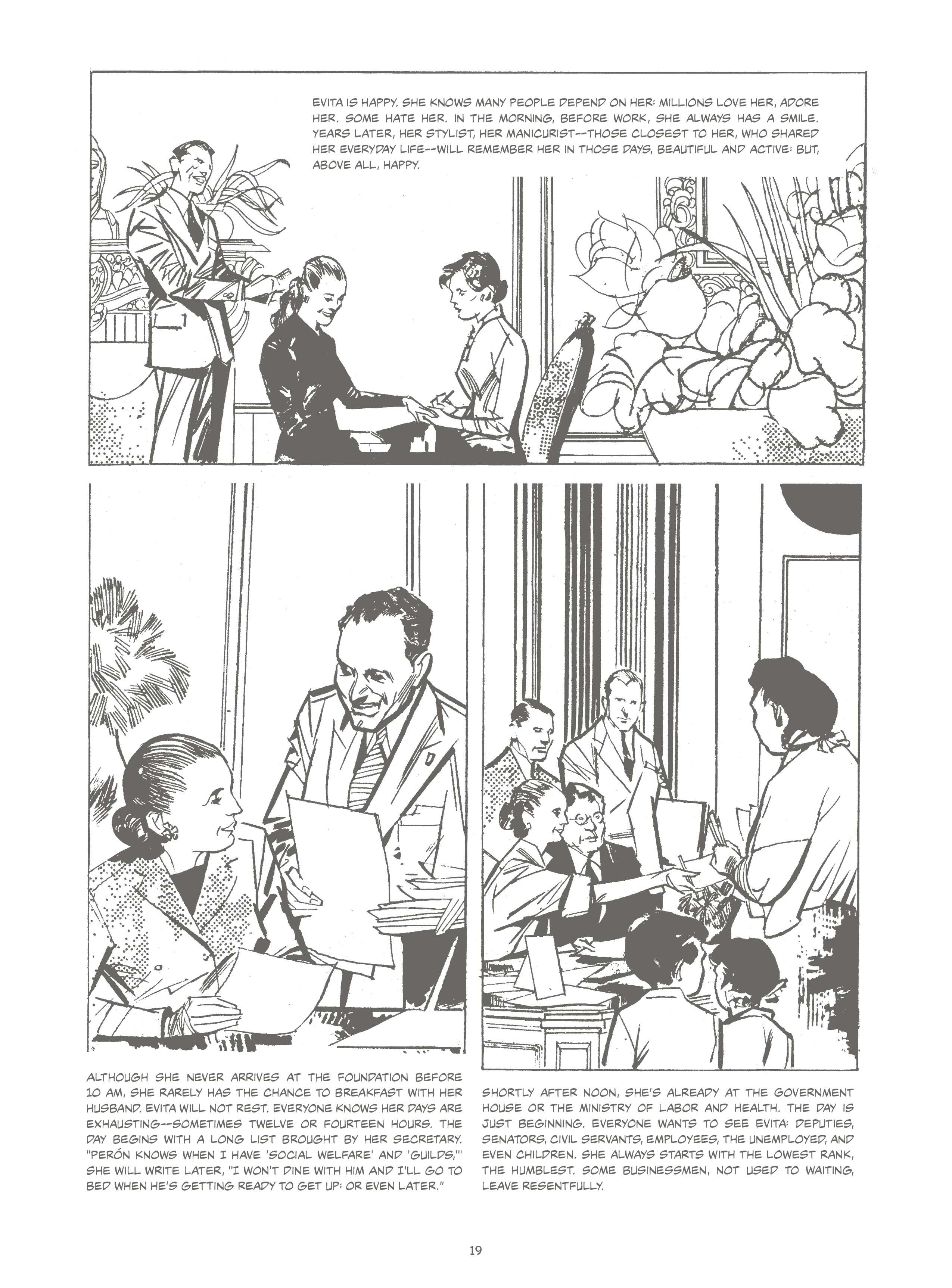 Read online Evita, the Life and Work of Eva Perón comic -  Issue # TPB - 24