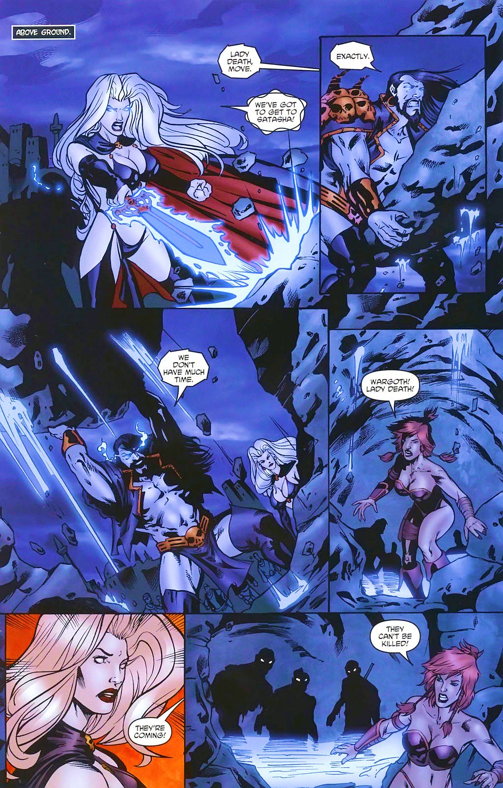 Read online Brian Pulido's Lady Death: Blacklands comic -  Issue #1 - 7