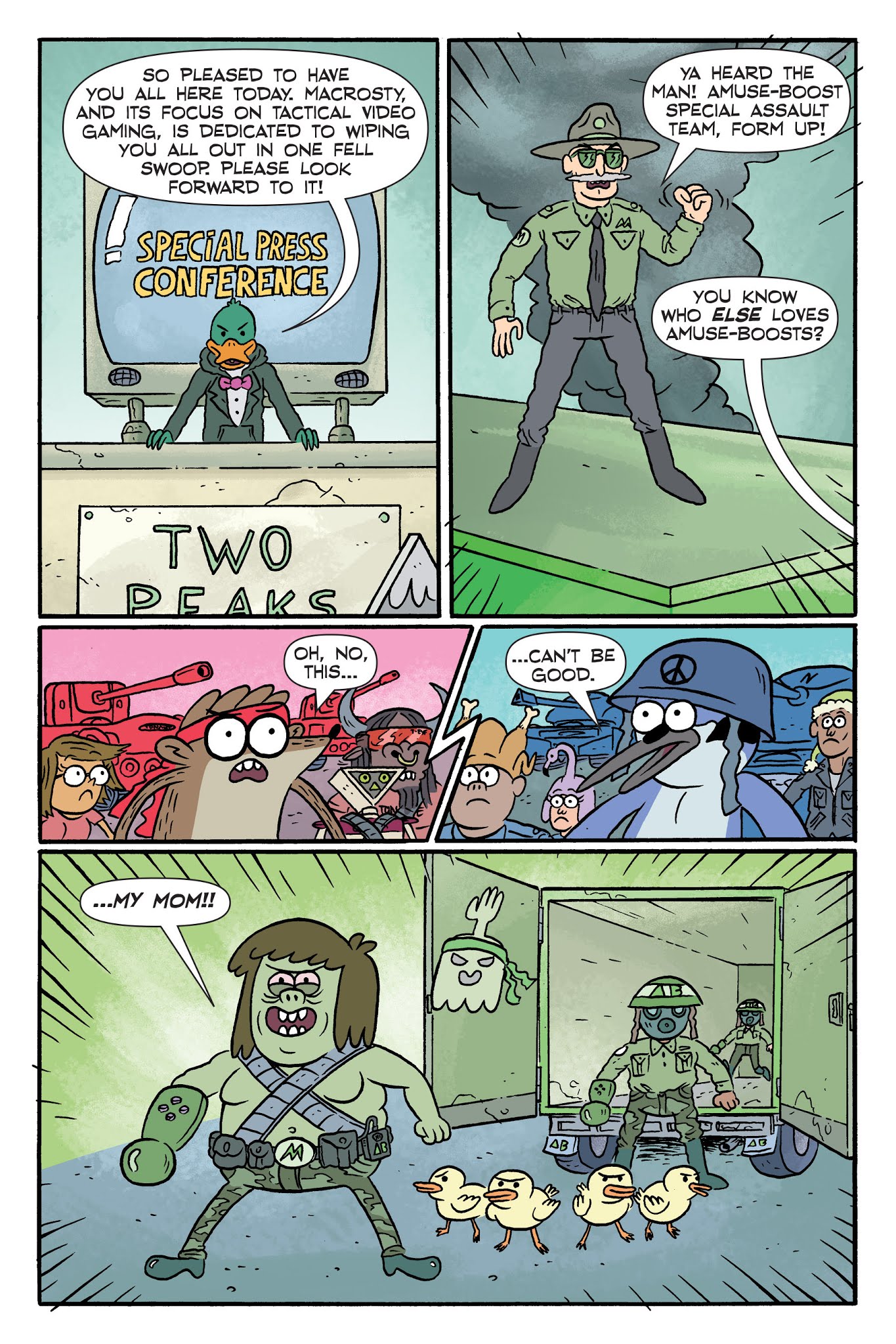 Read online Regular Show: A Clash of Consoles comic -  Issue # TPB (Part 1) - 96