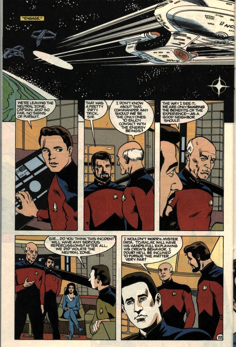 Read online Star Trek: The Next Generation (1989) comic -  Issue #17 - 23