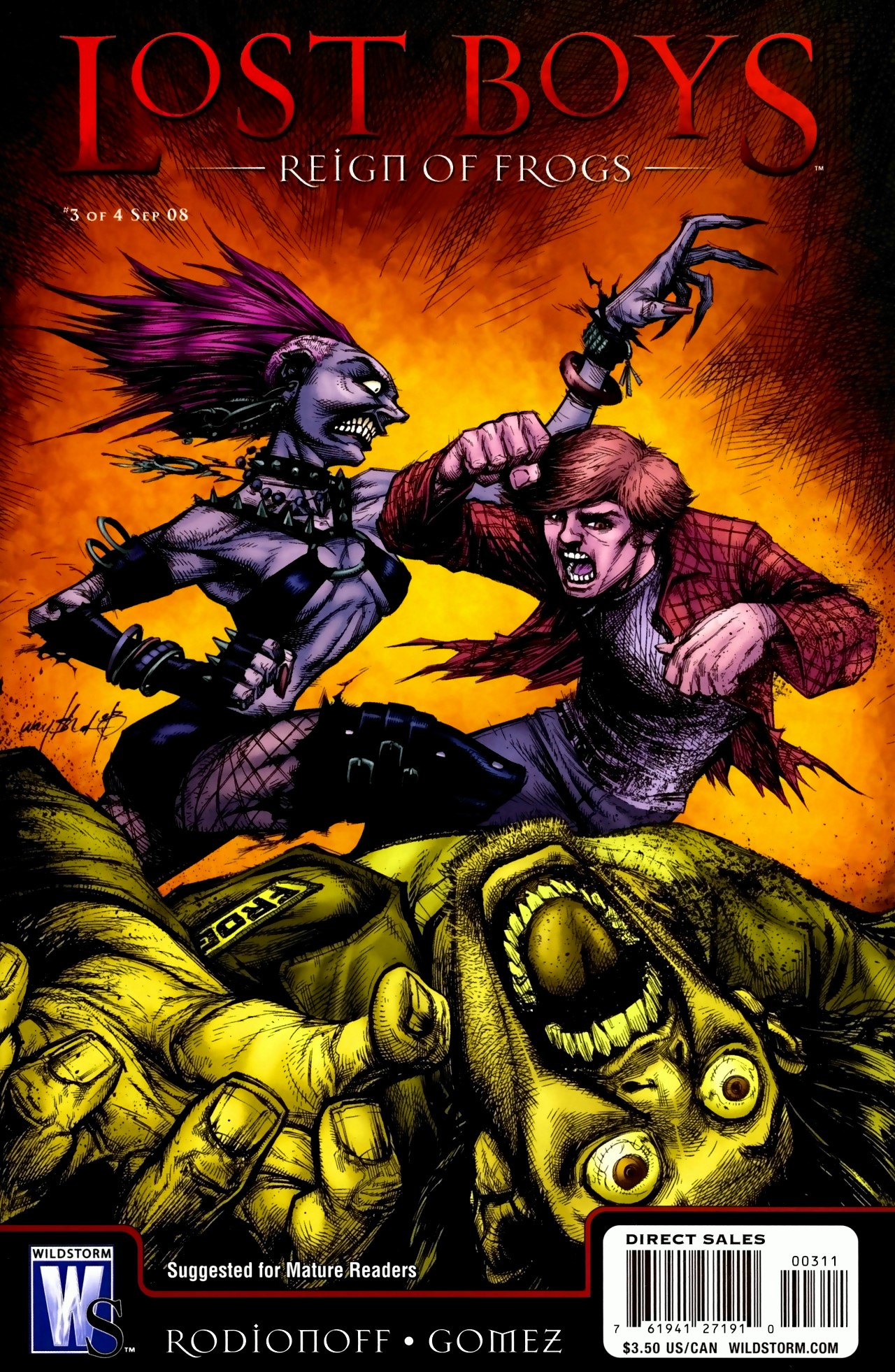 Read online Lost Boys: Reign of Frogs comic -  Issue #3 - 1
