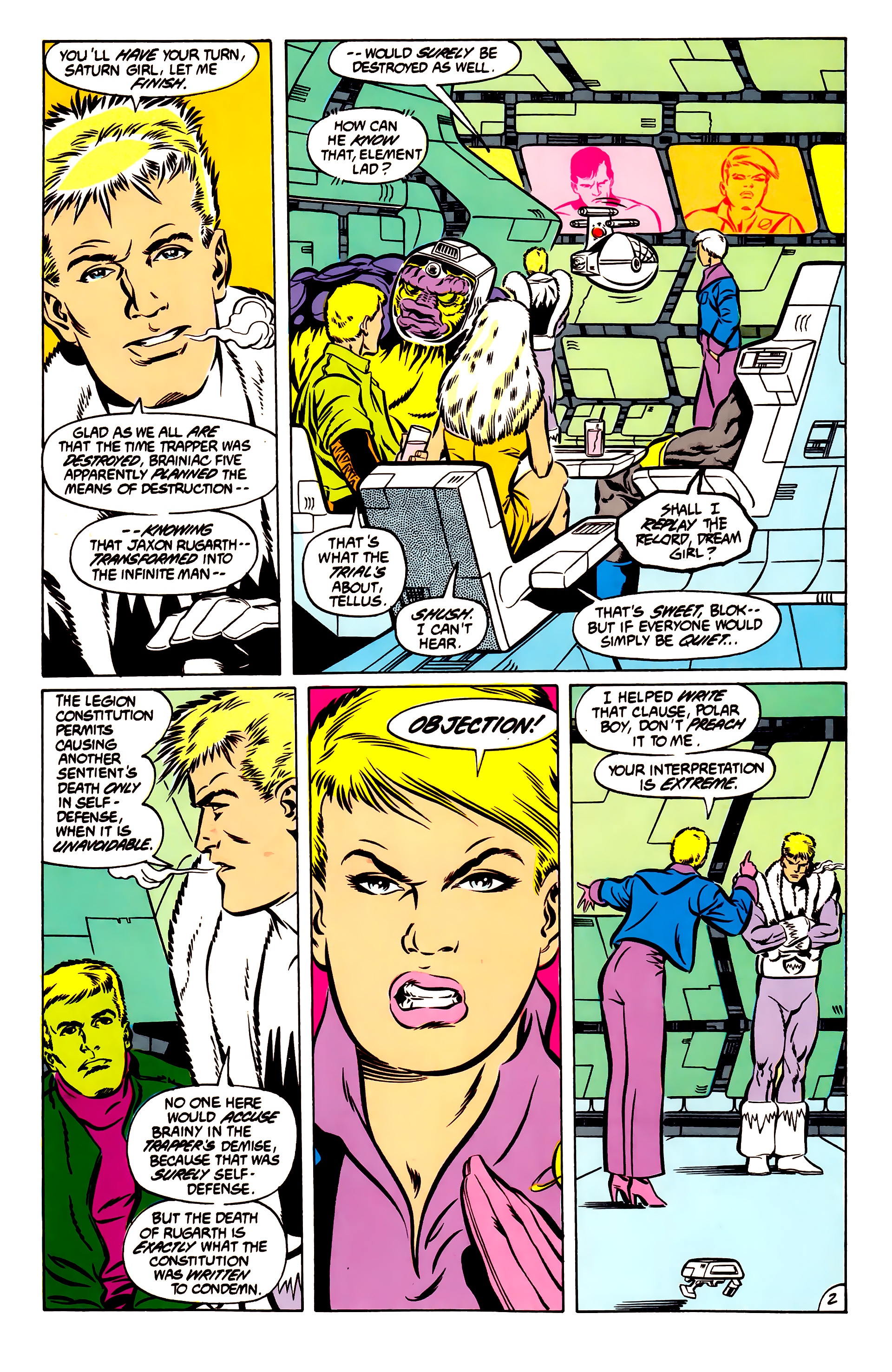 Read online Legion of Super-Heroes (1984) comic -  Issue #51 - 3