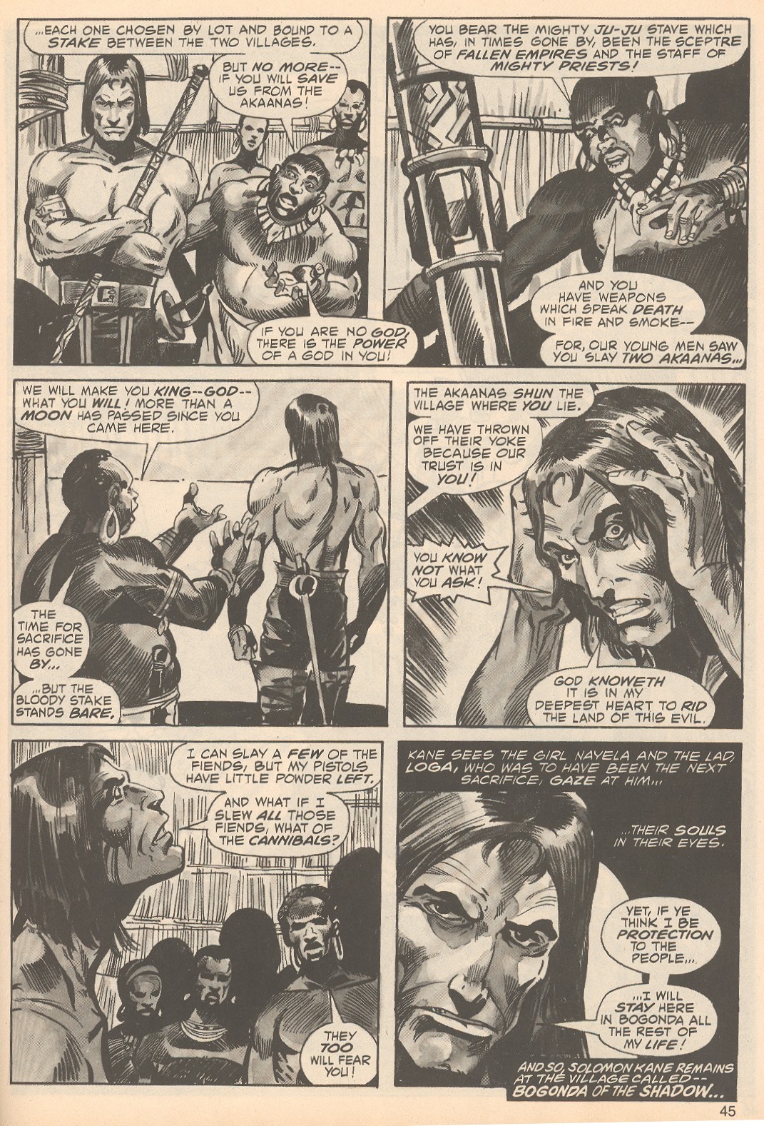 Read online The Savage Sword Of Conan comic -  Issue #54 - 45