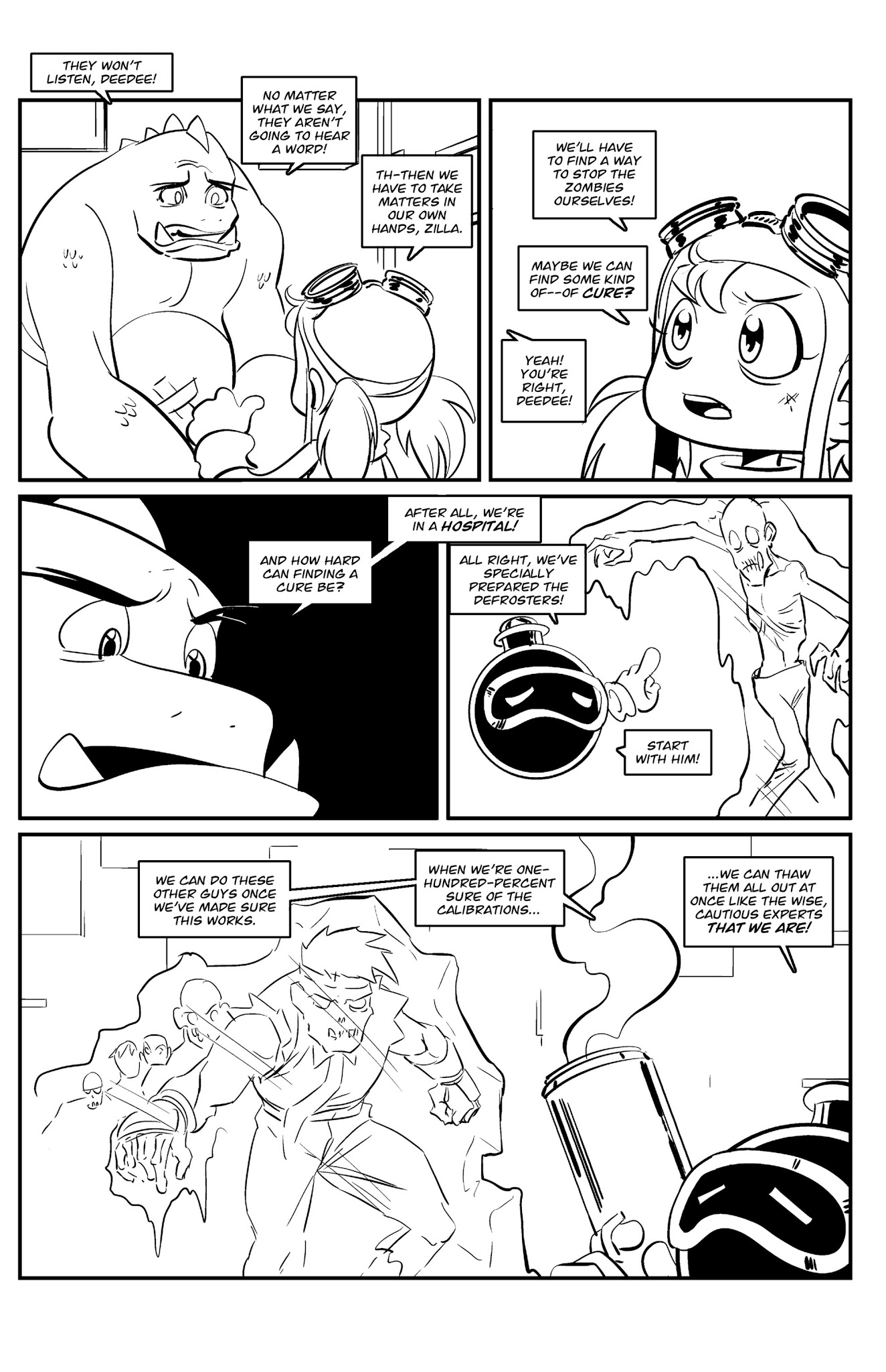 Read online 32-Bit Zombie comic -  Issue # Full - 14