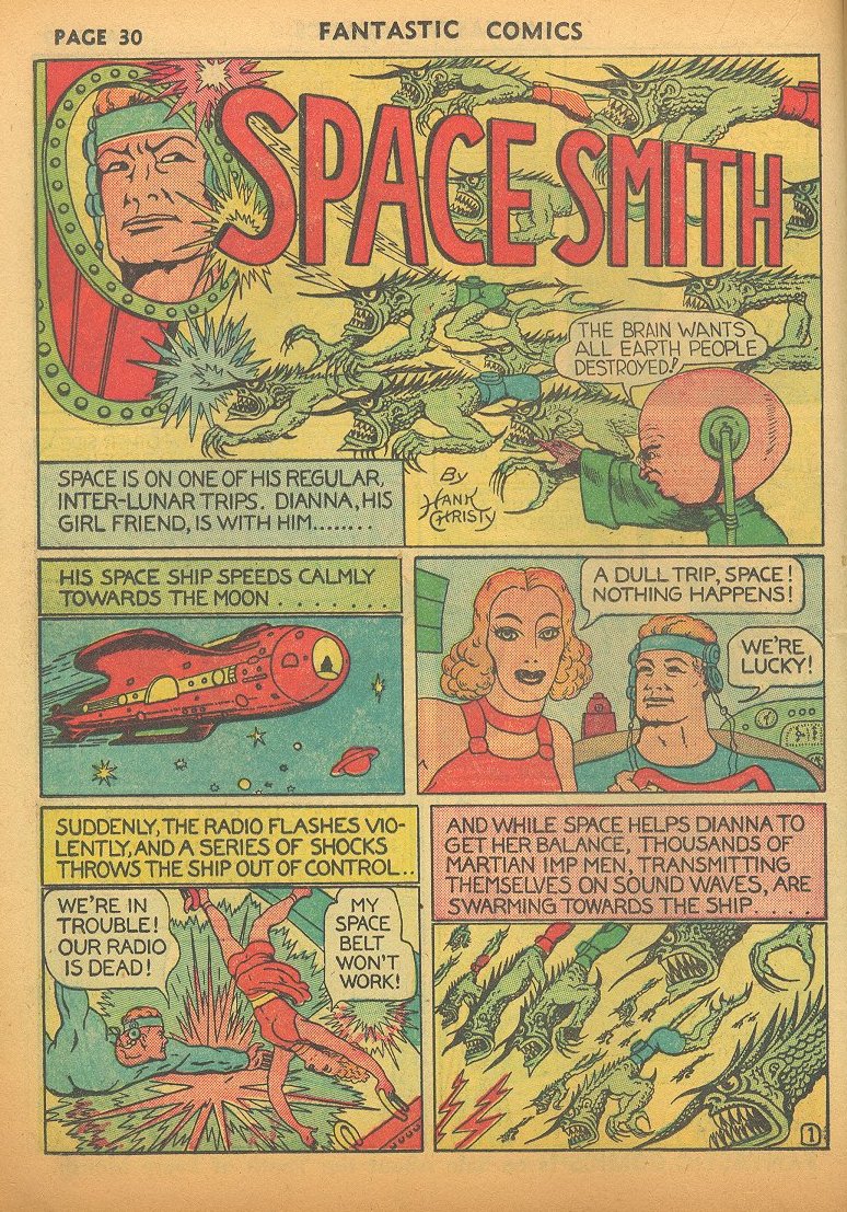 Read online Fantastic Comics comic -  Issue #1 - 33
