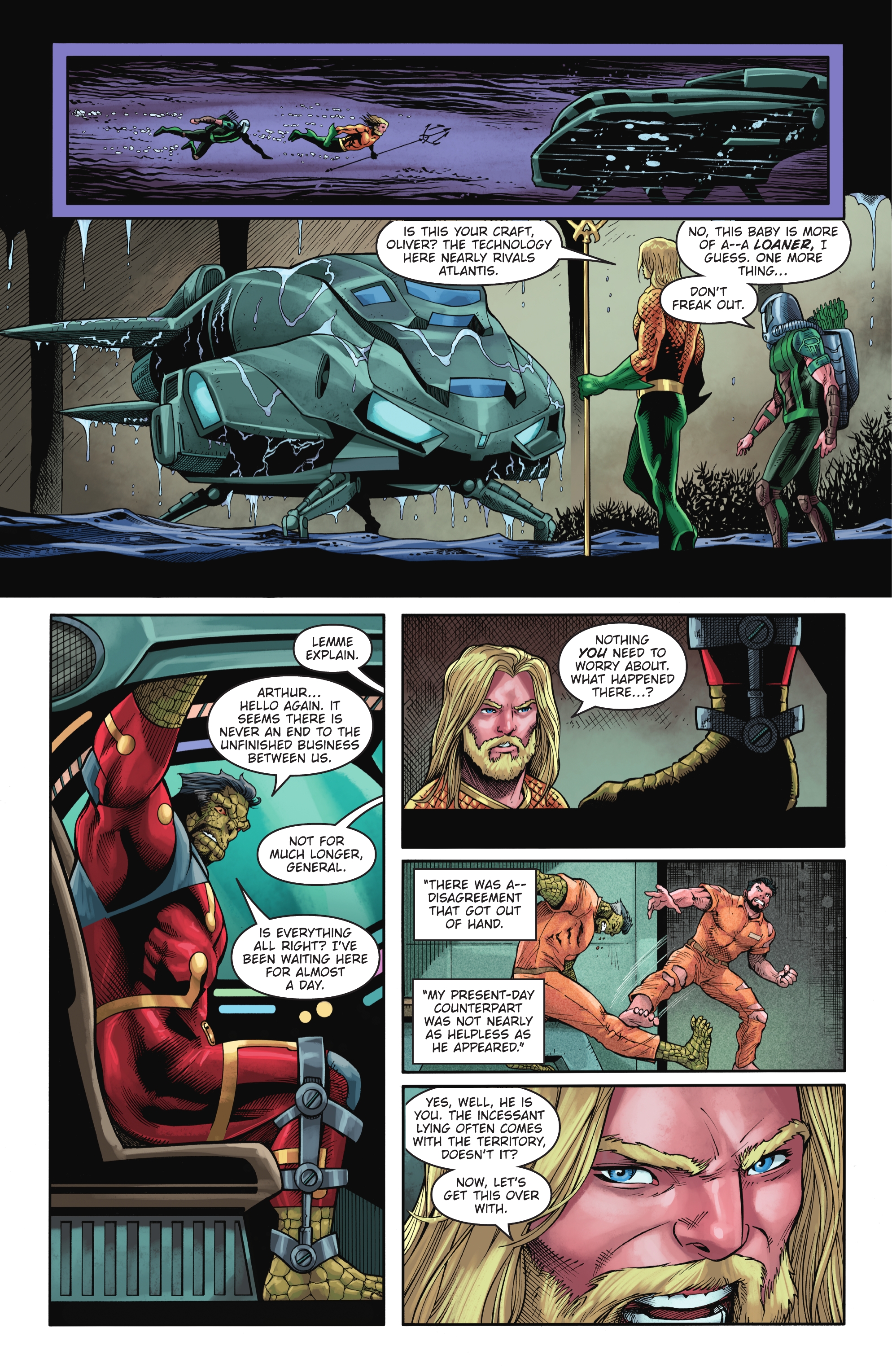 Read online Aquaman/Green Arrow - Deep Target comic -  Issue #7 - 13