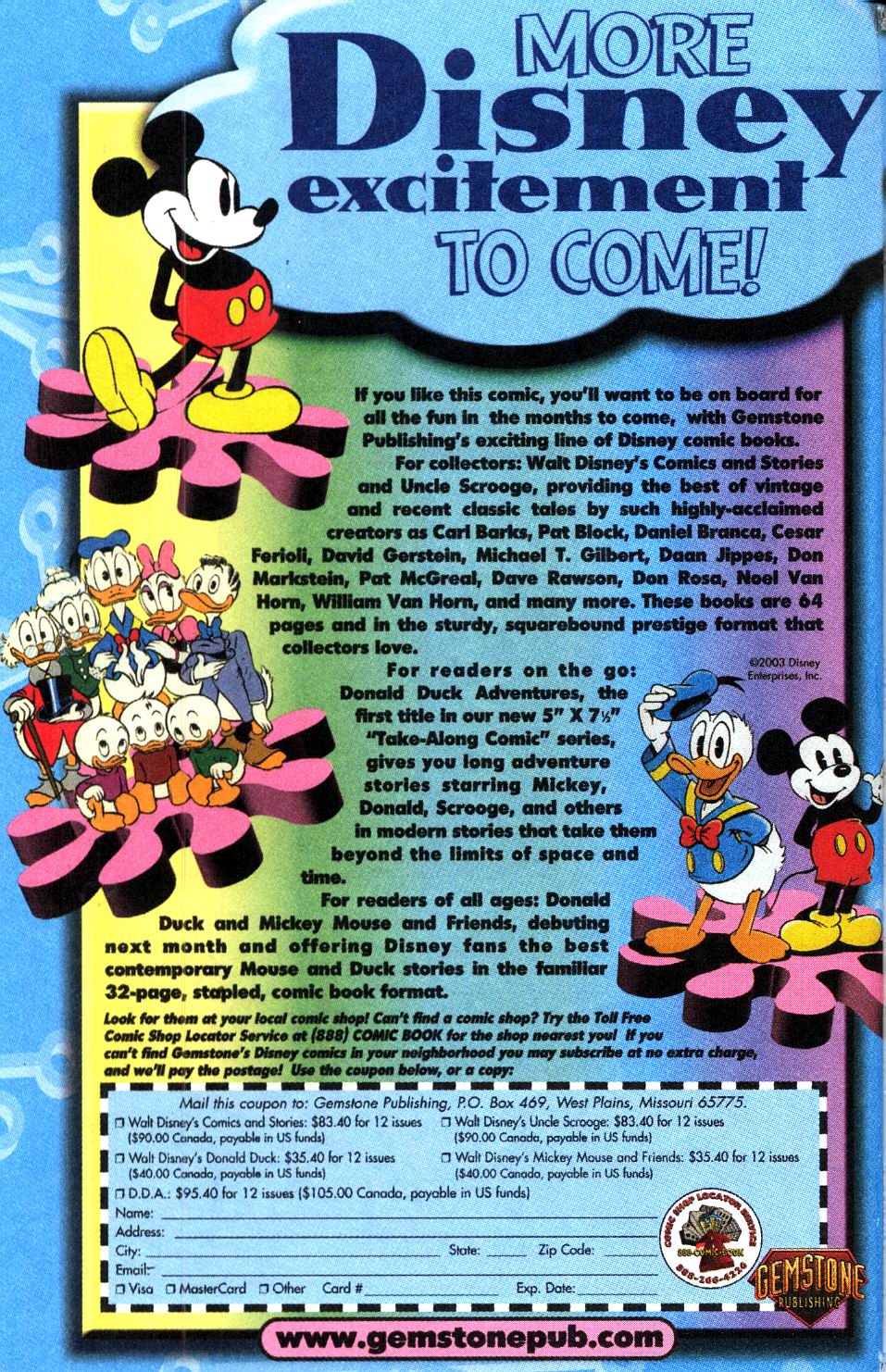 Read online Walt Disney's Donald Duck Adventures (2003) comic -  Issue #1 - 129
