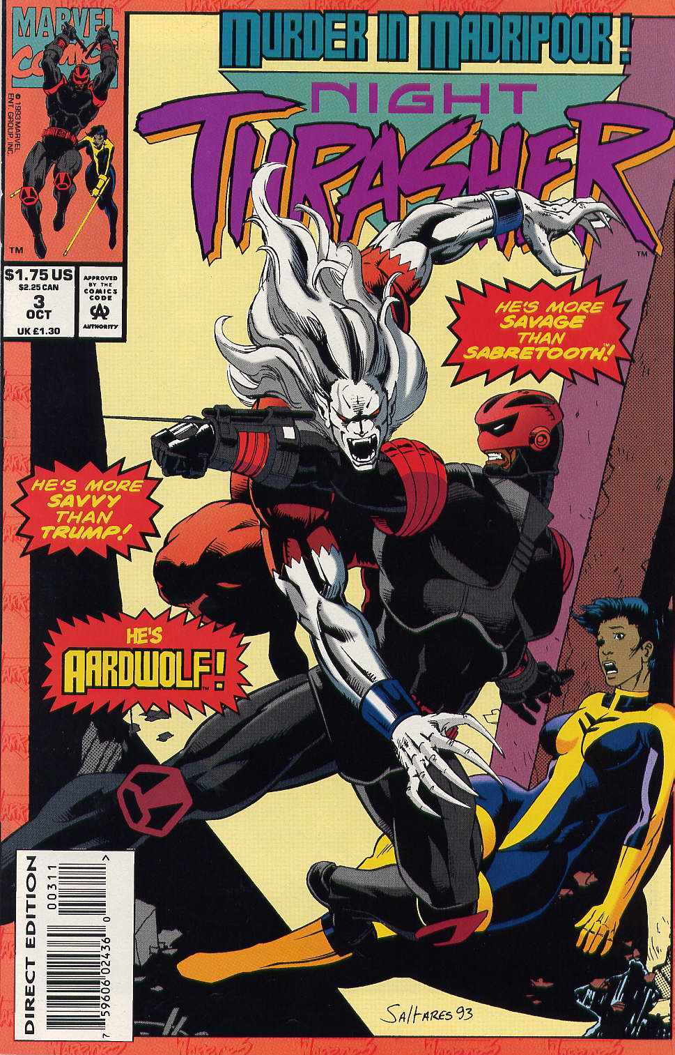 Read online Night Thrasher comic -  Issue #3 - 1