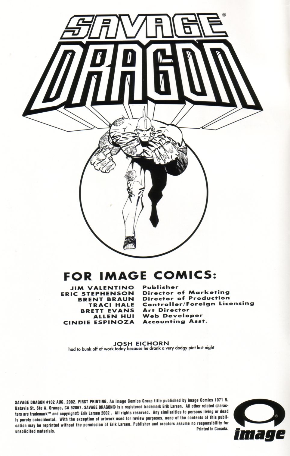 Read online The Savage Dragon (1993) comic -  Issue #102 - 2