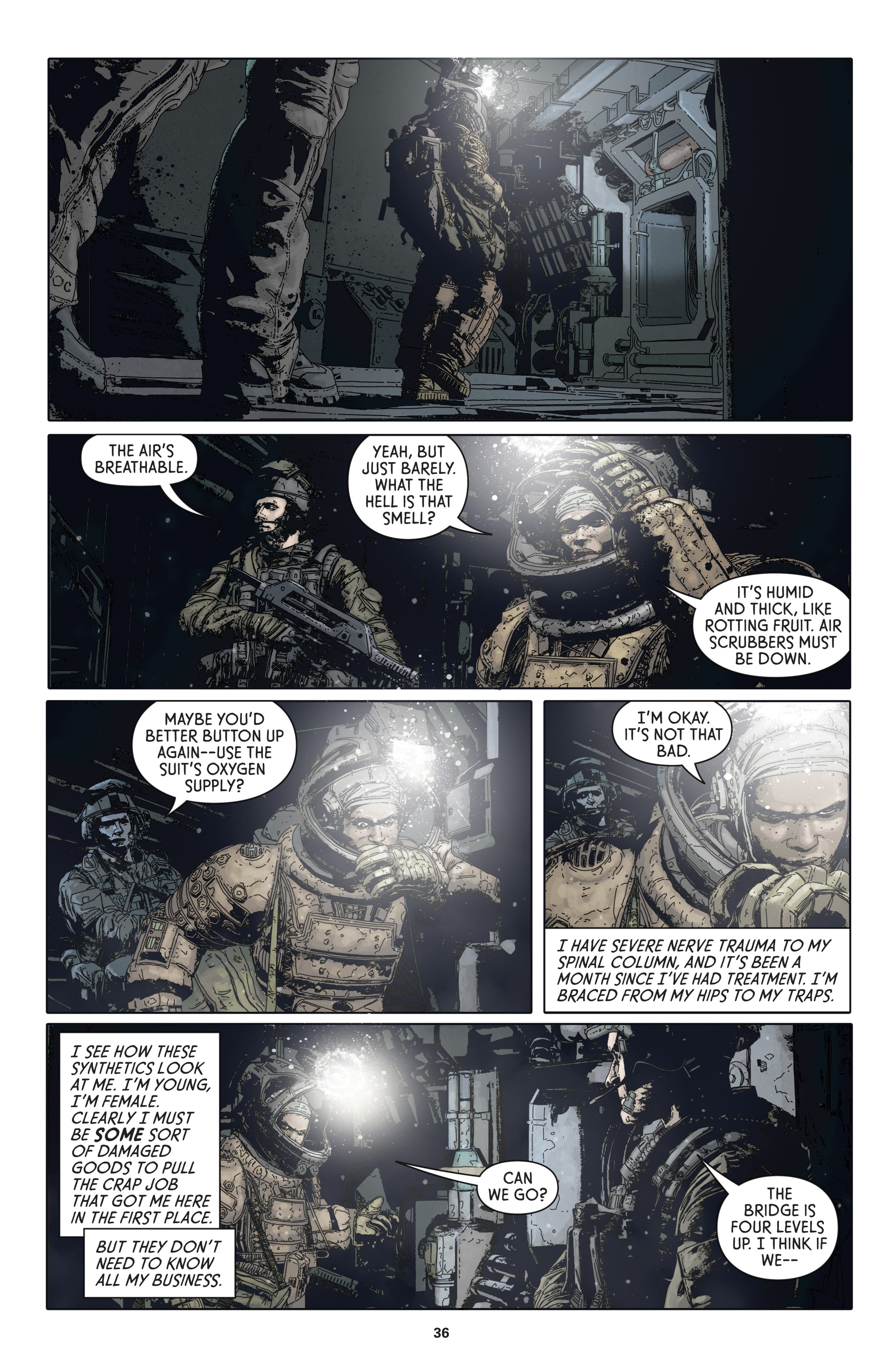 Read online Aliens: Defiance Library Edition comic -  Issue # TPB (Part 1) - 36